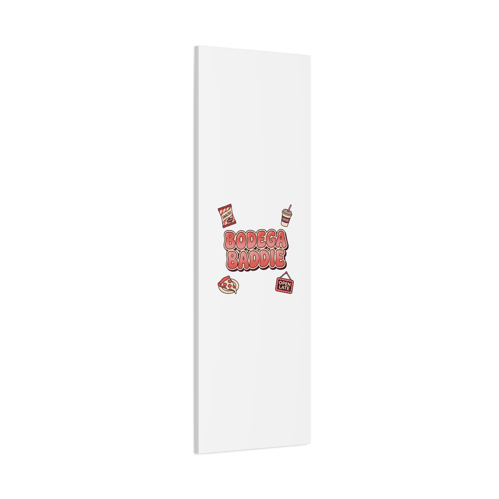 Bodega Baddie Matte Canvas, Stretched | NYC Y2K Corner Store Vibes