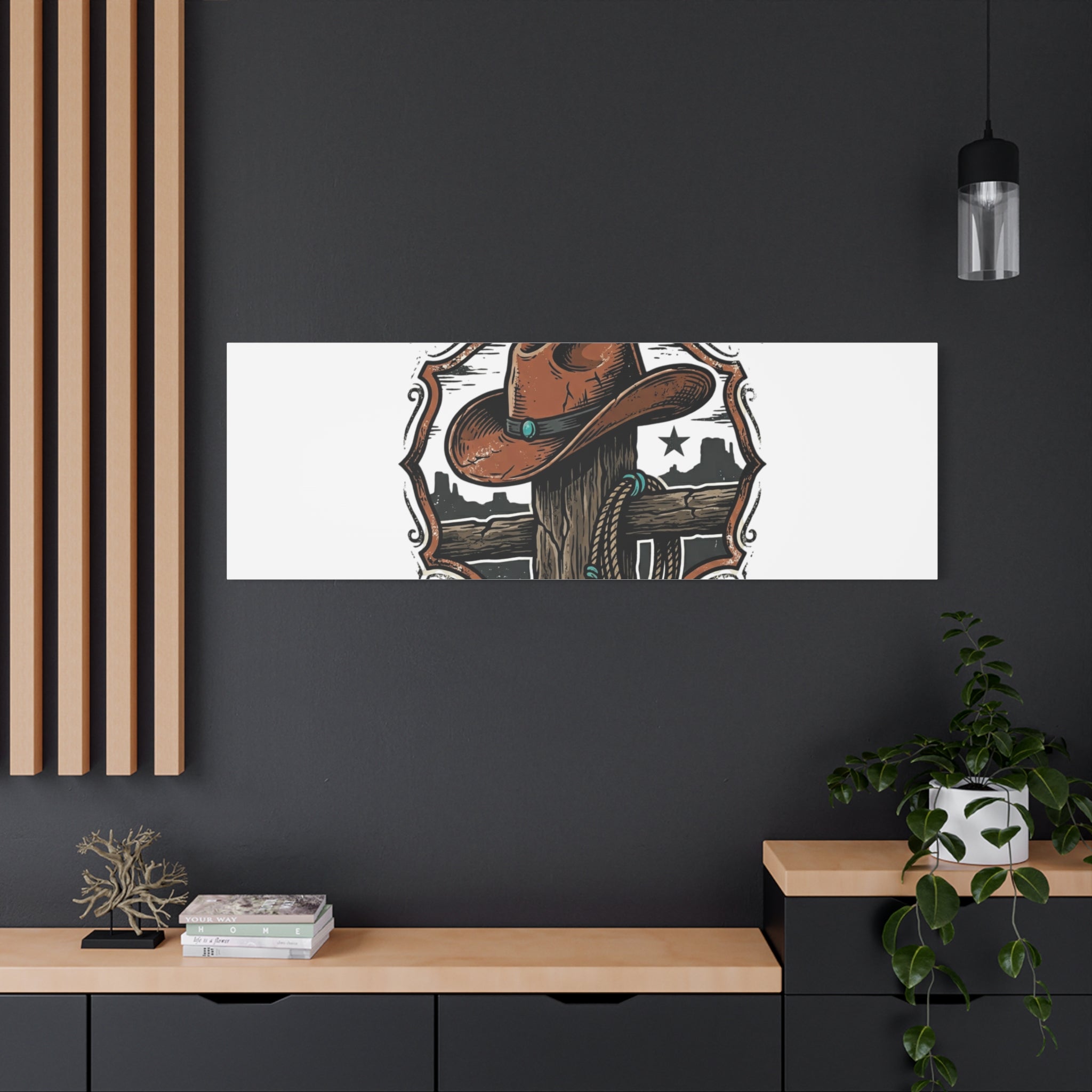 Built on Dust and Honor Canvas | Western cowboy, vintage Americana