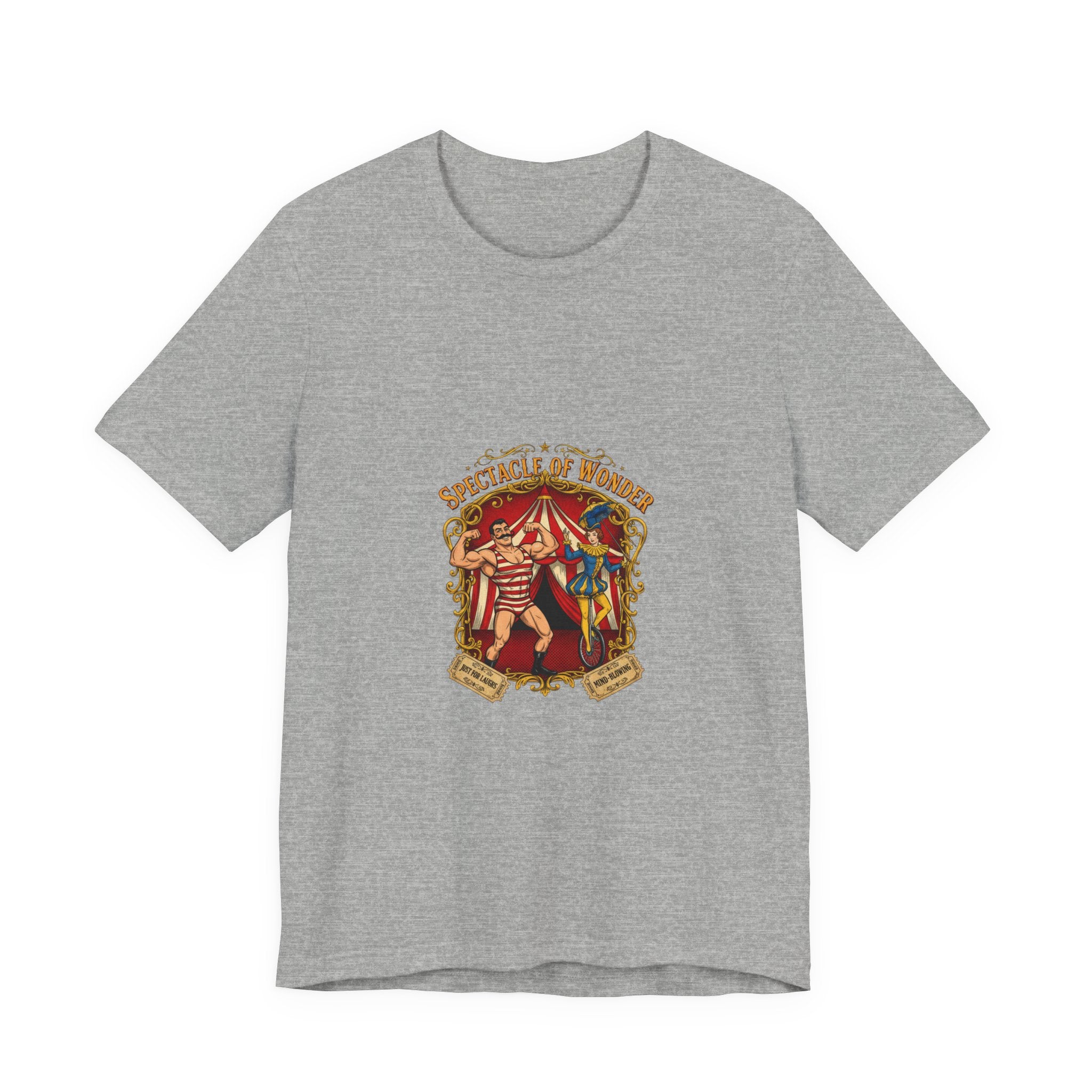 "Spectacle of Wonder" Vintage Circus T-Shirt | Retro Carnival Graphic Tee