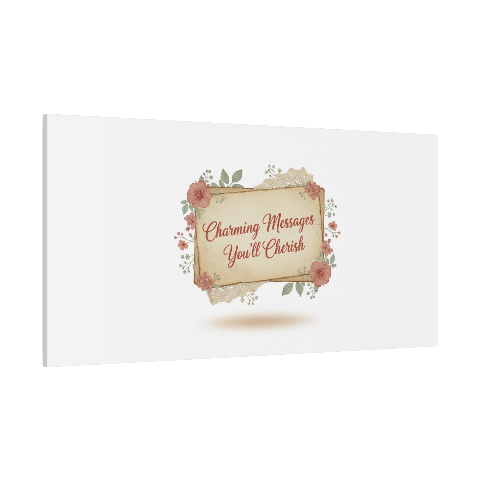 Love Letter Collage Canvas, Vintage Letter Art, Wax Seal Romance Print