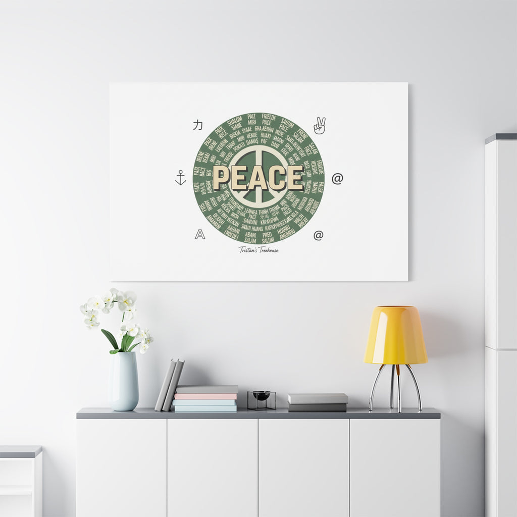Peace doodle canvas | hand drawn sketch aesthetic, handwritten message