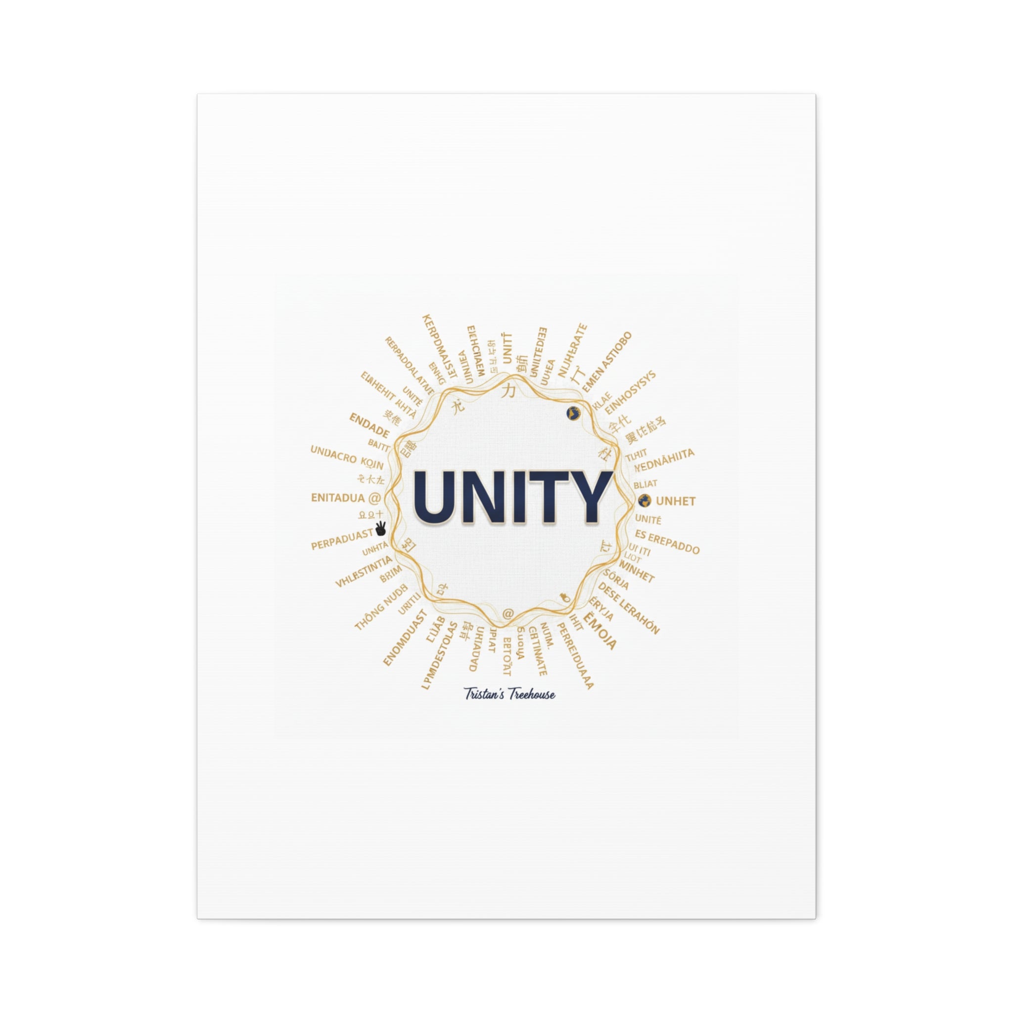 UNITY Canvas, Matte Stretched 1.25" | Dry January sober curious decor