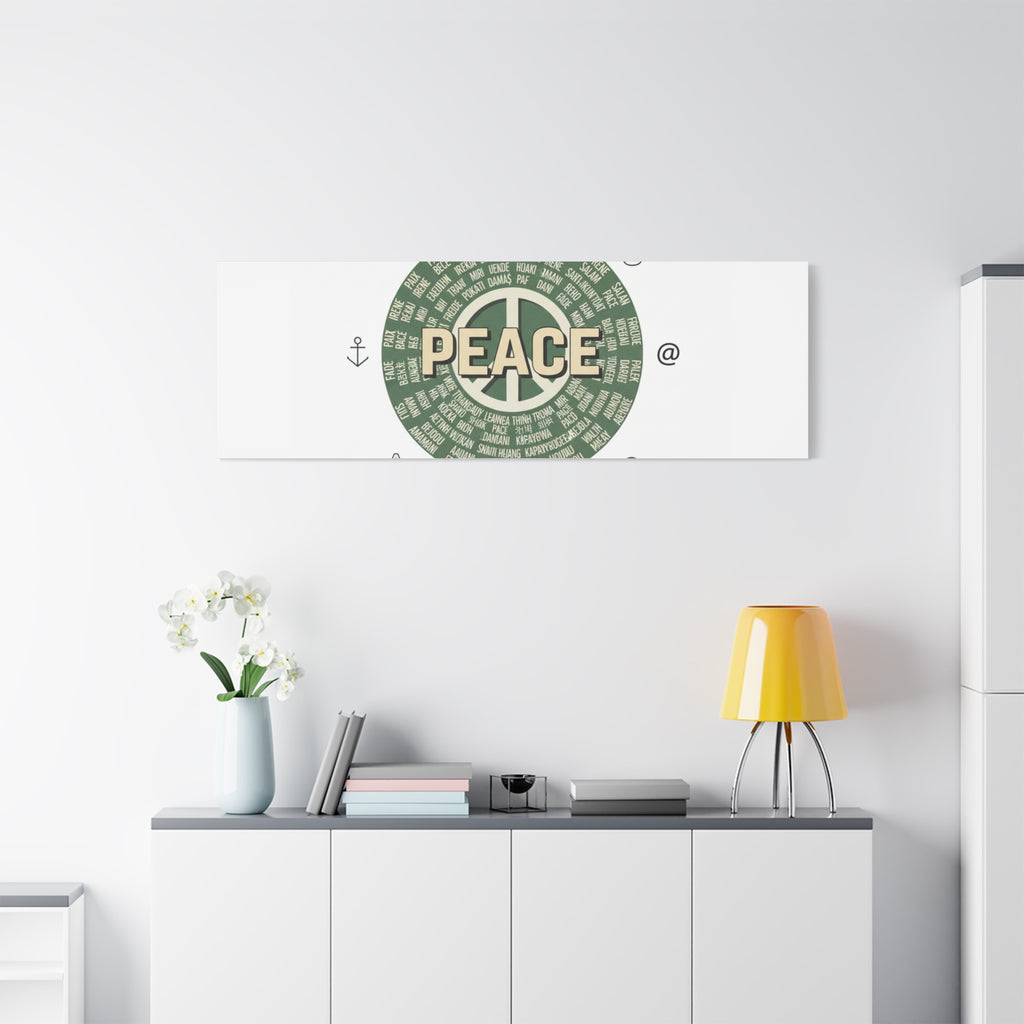 Peace doodle canvas | hand drawn sketch aesthetic, handwritten message