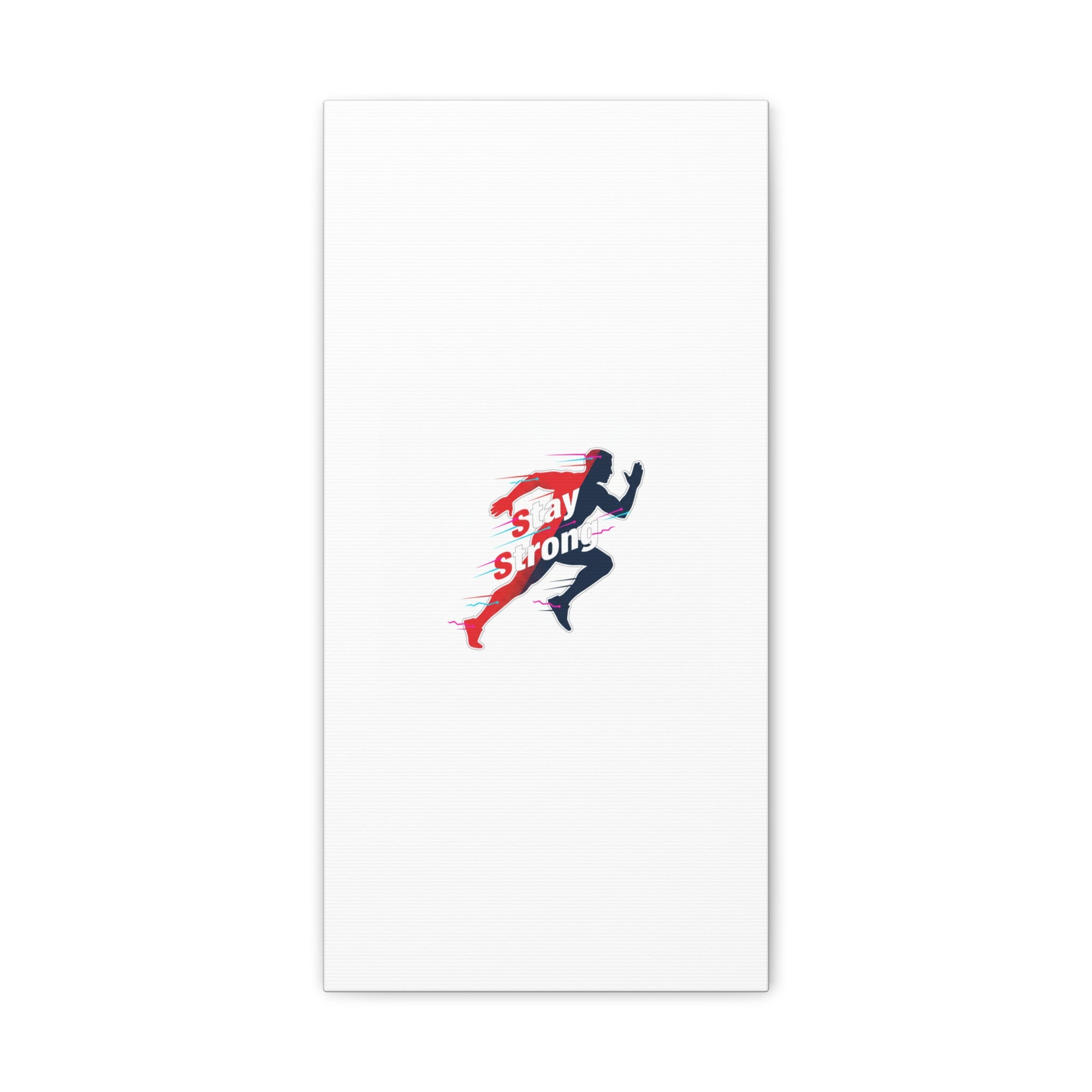 Stay Strong Runner Canvas | Fitness Motivation, Gym Wall Art