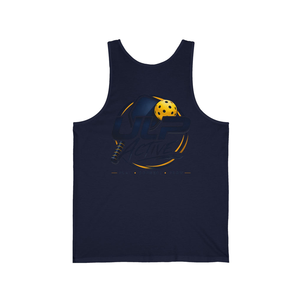 ULP Active Pickleball Tank Top Just One More Game— Play • Connect • Grow Athletic Jersey