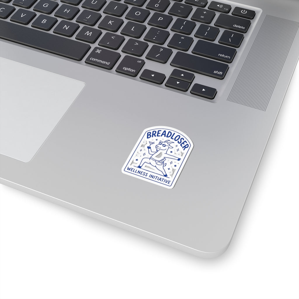 BREADLOSER doodle sticker | Kiss-Cut Sticker, burnout humor meme