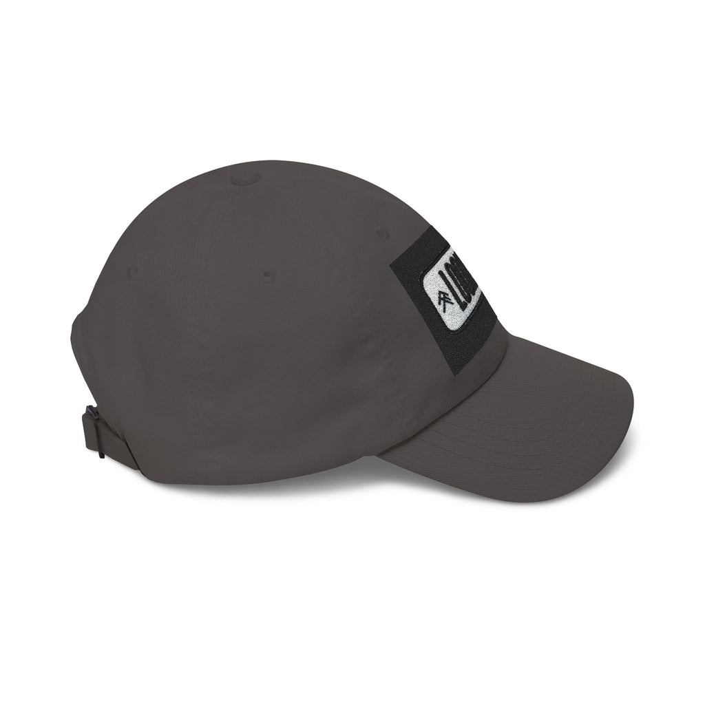 Look Up Embroidered Dad Cap — Minimalist White Baseball Hat