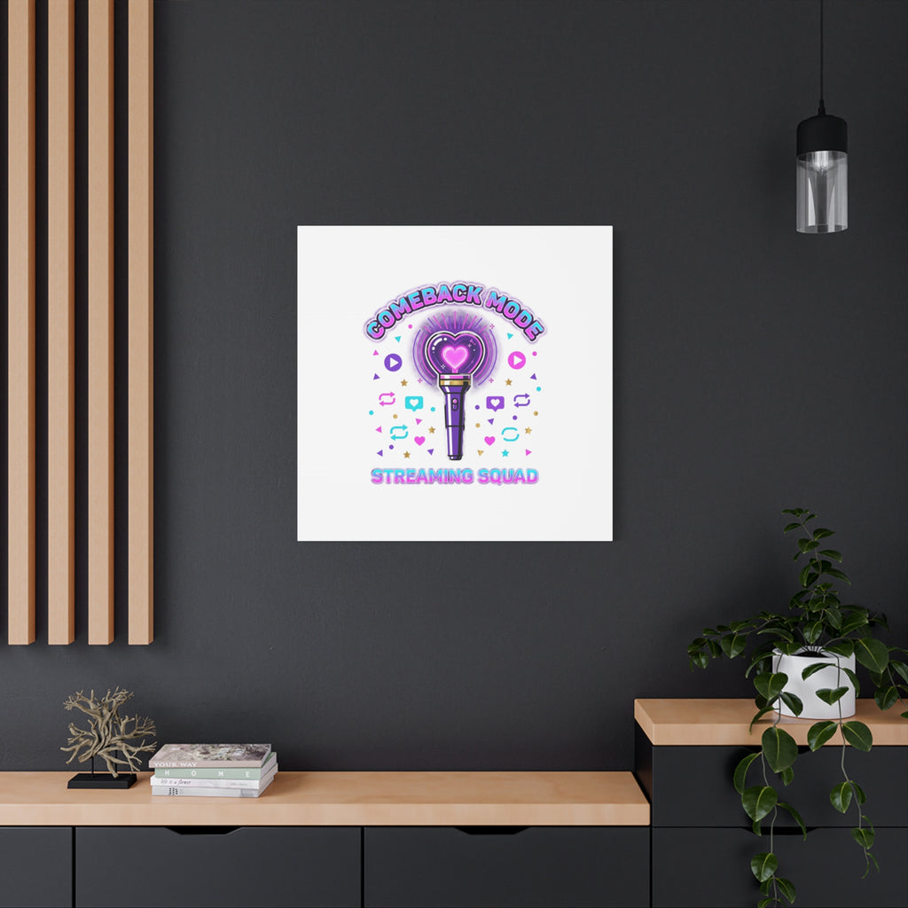 Comeback Mode Lightstick Canvas | K-pop Comeback, Streaming Squad