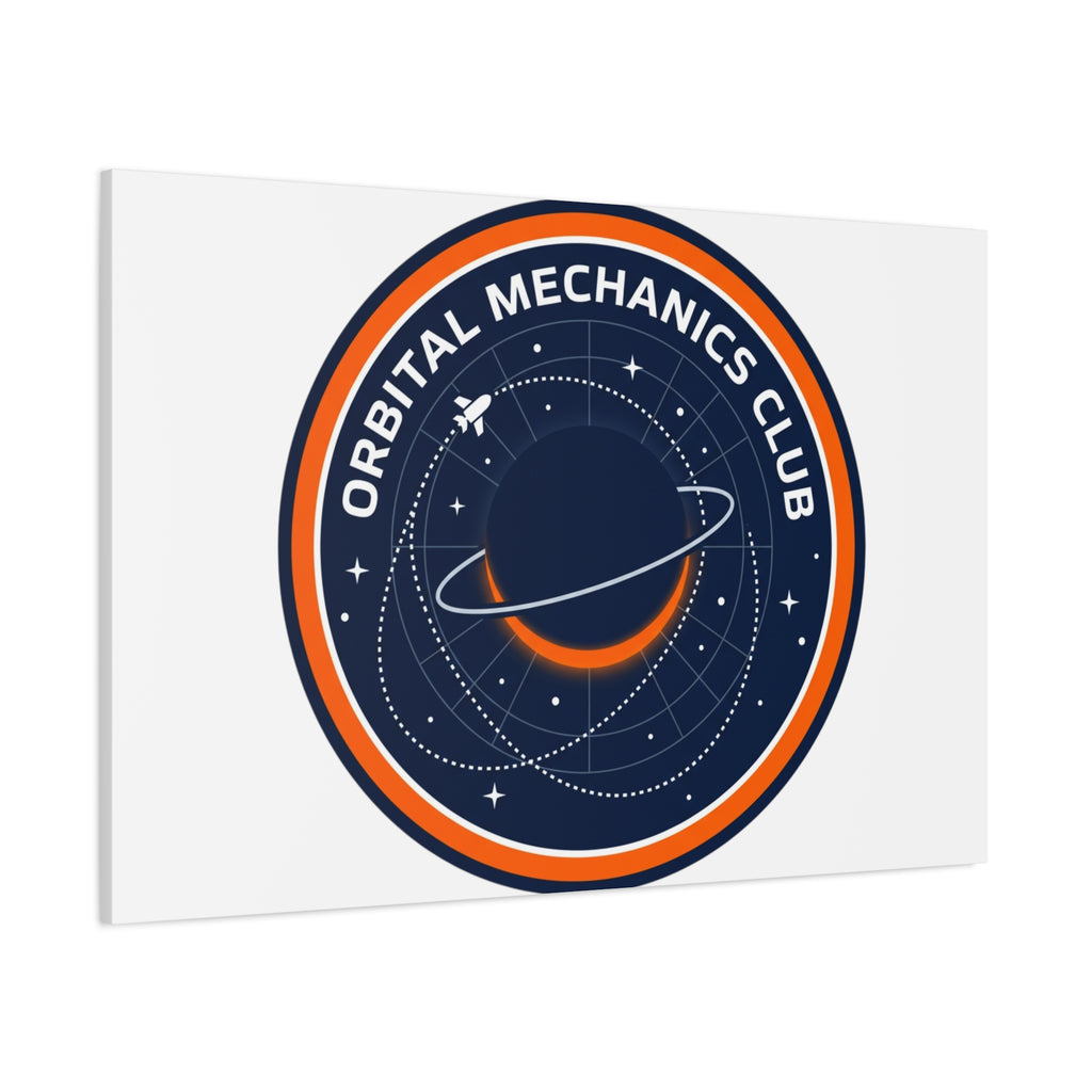 Orbital Mechanics Club Canvas | mission patch, space science