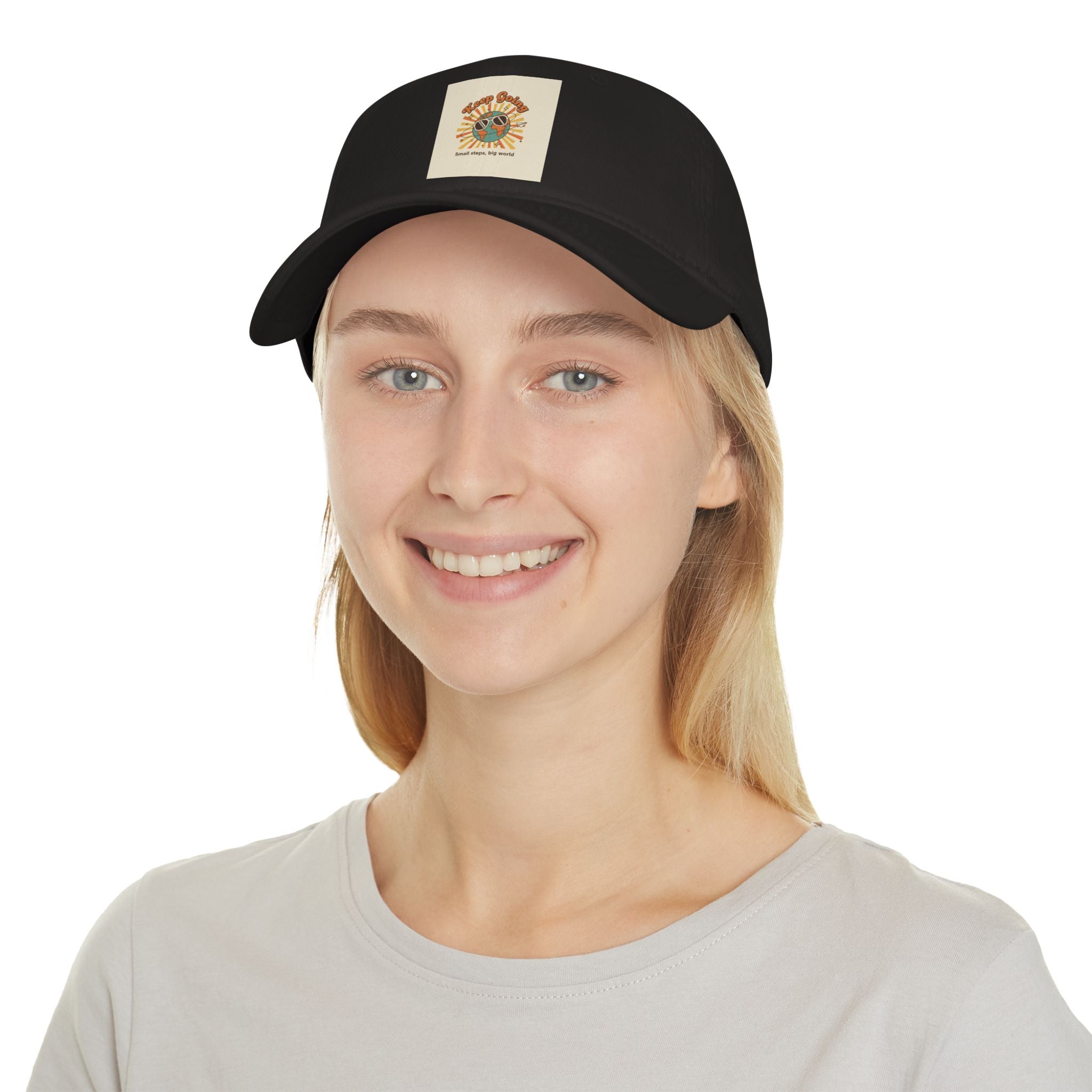 Keep Going: Small Steps, Big World Motivational Cap