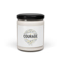 Courage word cloud Soy Candle | Fresh-Start Minimalism, Calm Renewal