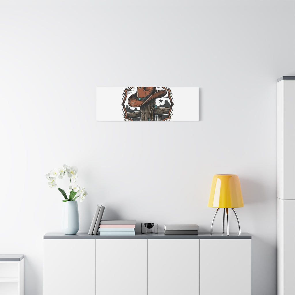 Built on Dust and Honor Canvas | Western cowboy, vintage Americana