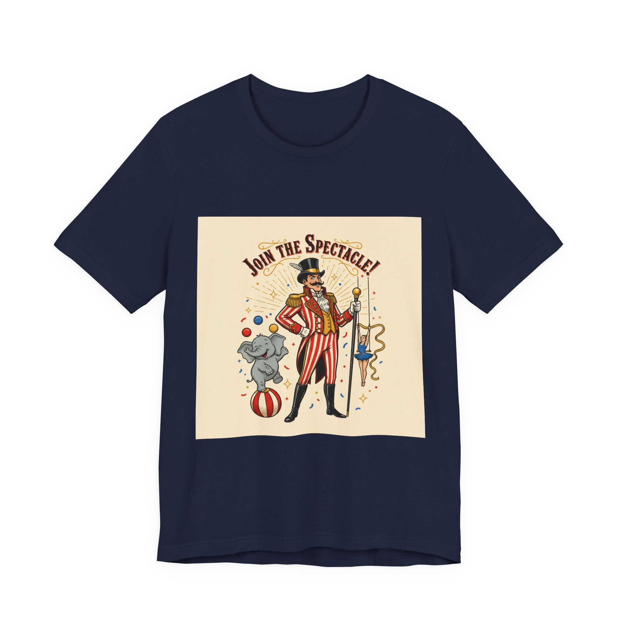Vintage Circus Ringmaster Tee | vintage carnival design, big top shirt