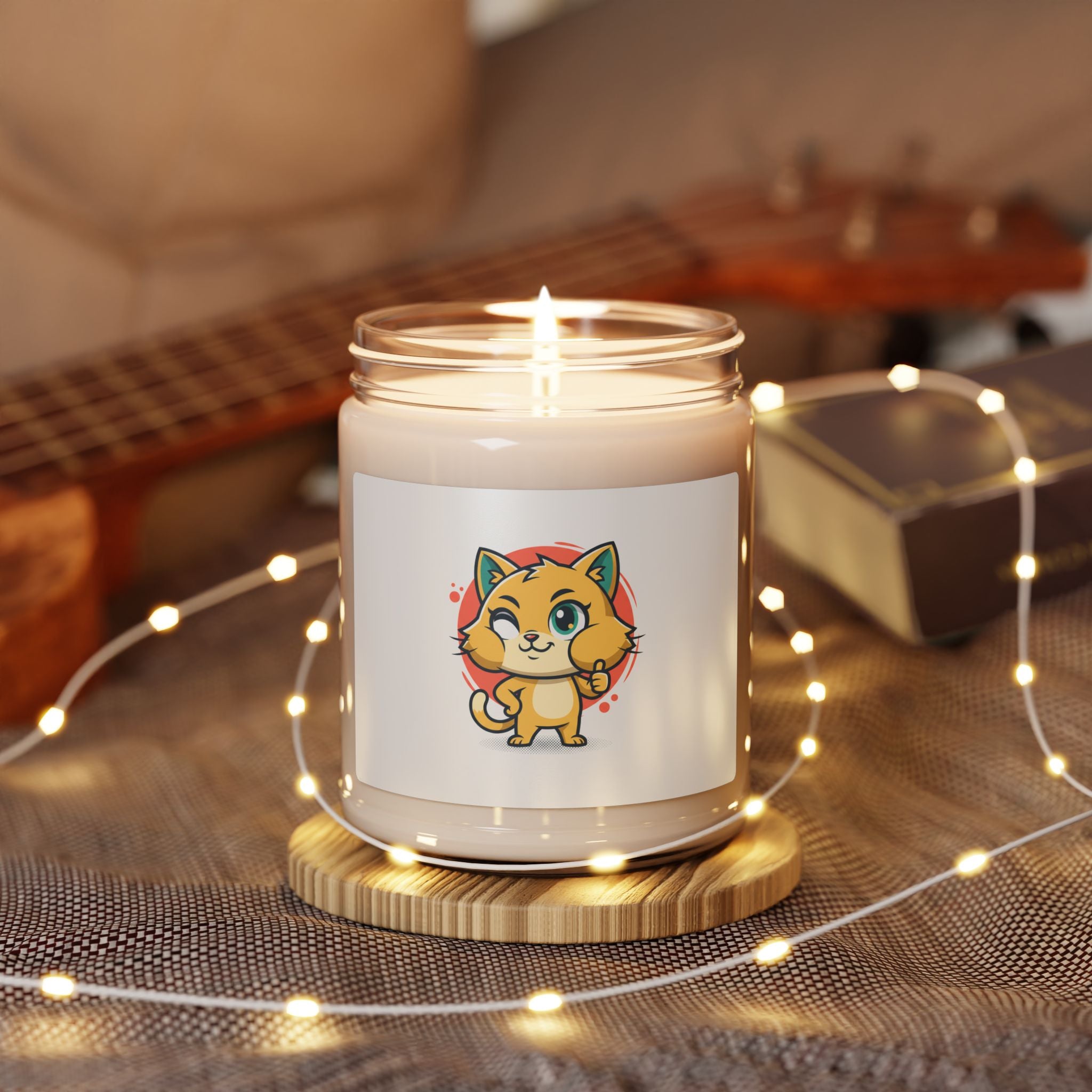 Quirky Rodent Cute Rat Candle | Scented Soy Candle, 9oz