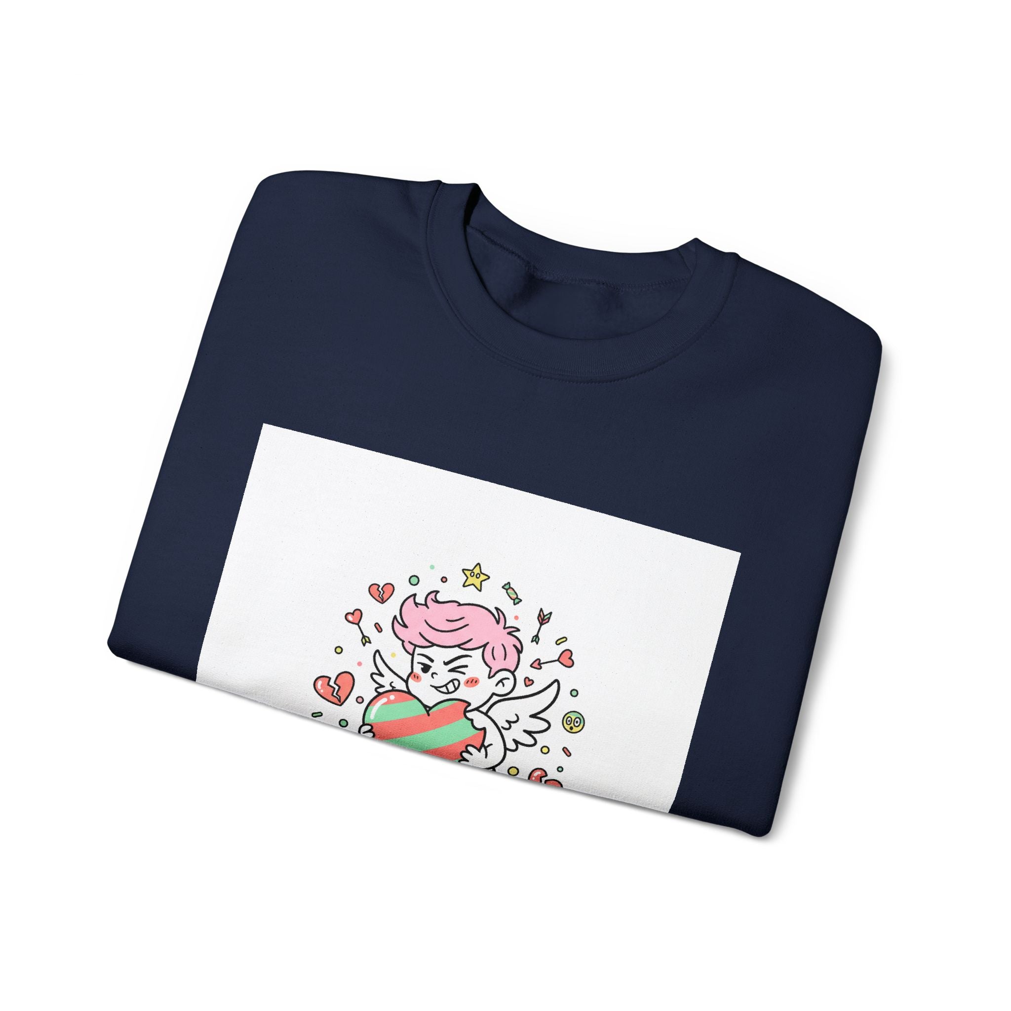 6 7 Weird Cupid Crewneck | Viral Valentine's Sweatshirt | Funny Quirky Love