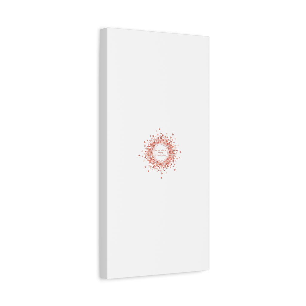 Tiny Heart Confetti Canvas | Matte Stretched Wall Art