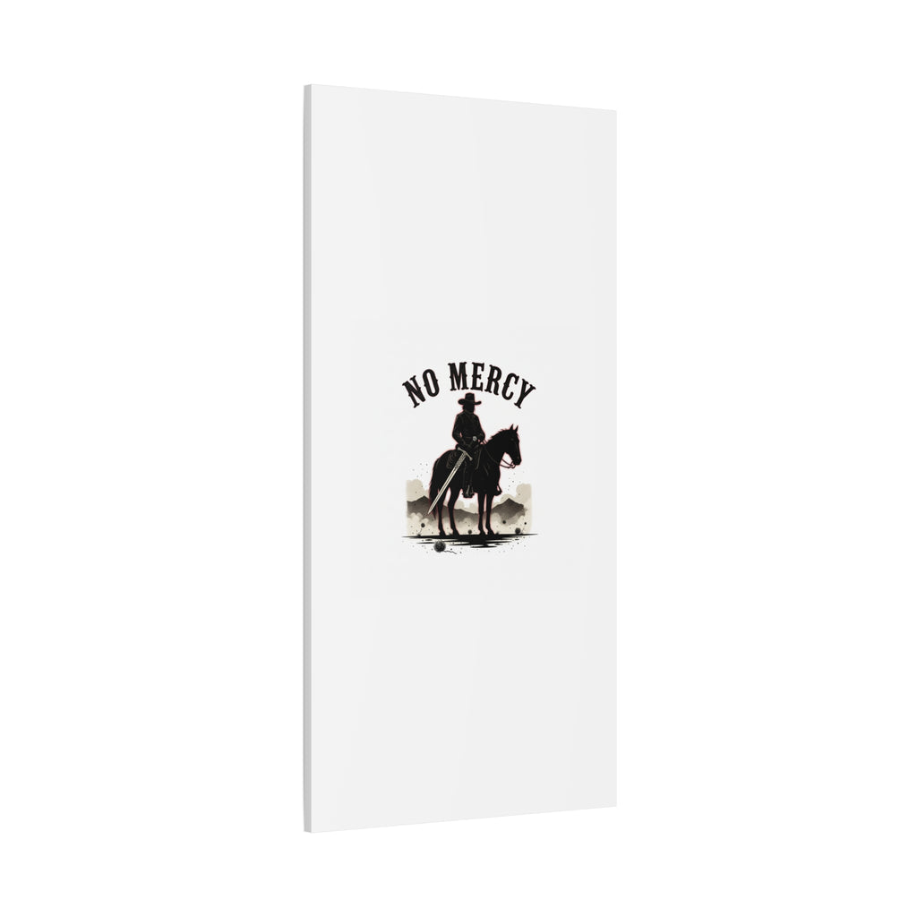 No Mercy Cowboy Skull Canvas | western skull art, gothic Americana