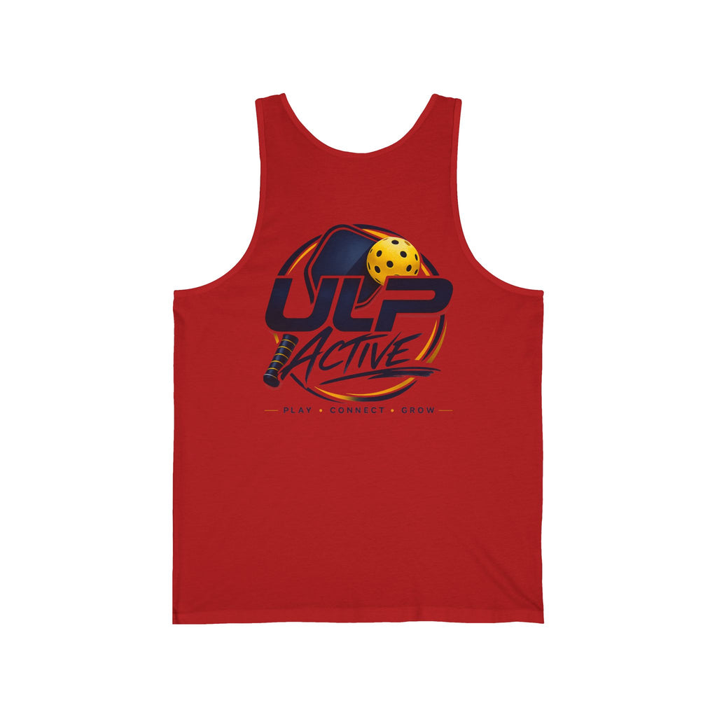 ULP Active Pickleball Tank Top Just One More Game— Play • Connect • Grow Athletic Jersey