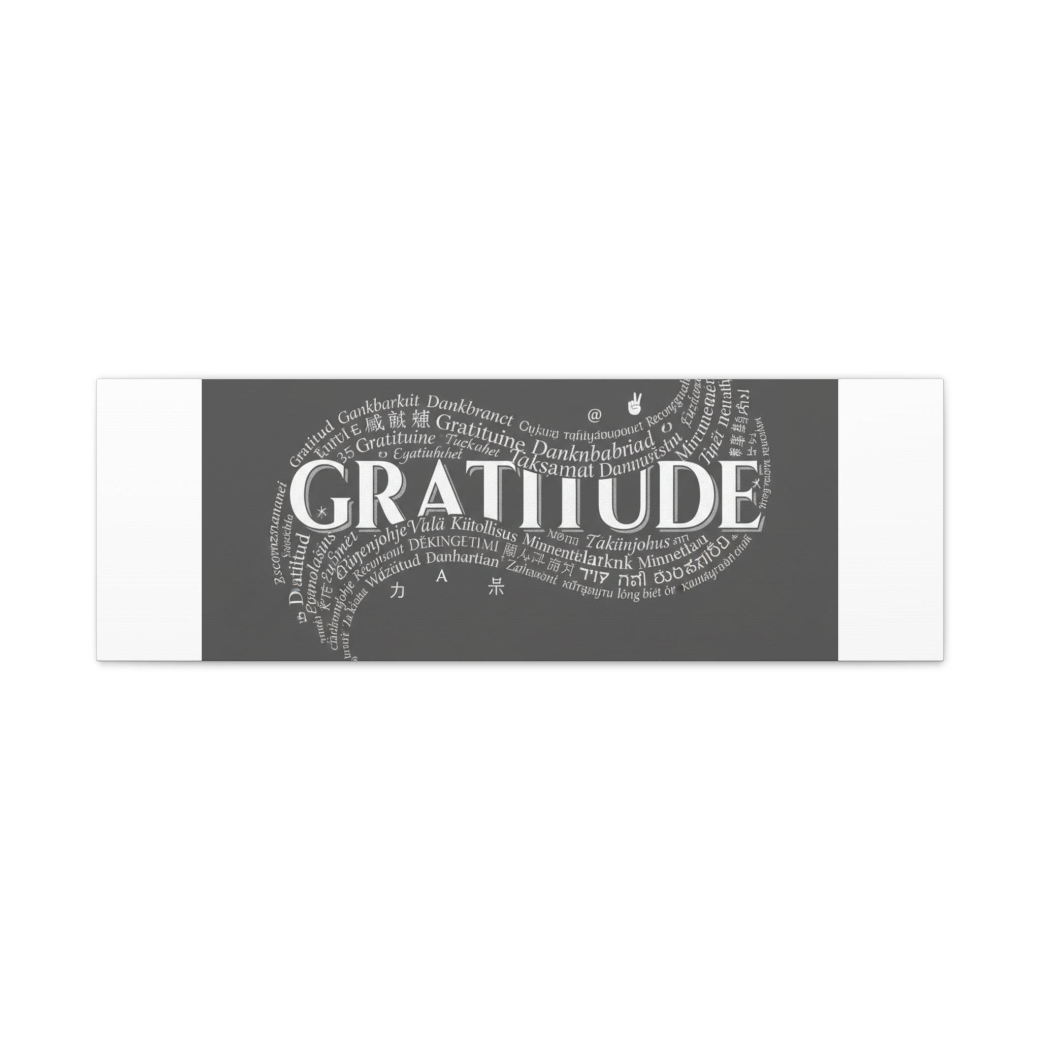Gratitude Wall Art Matte Canvas | Tiny Treats, sweet uplifting print