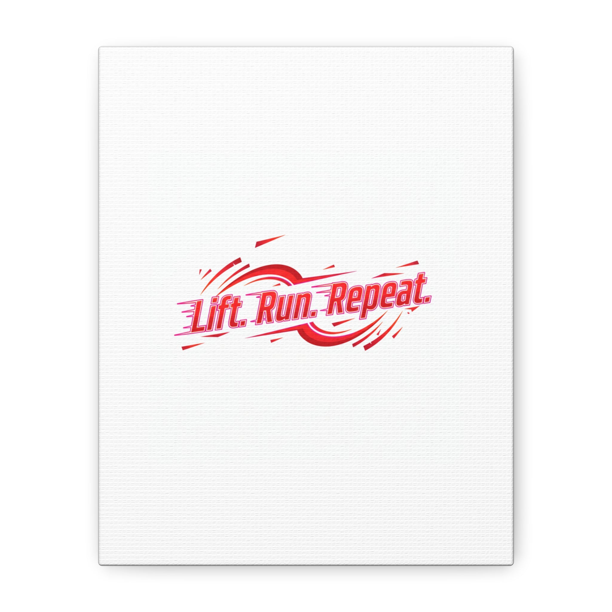 Lift Run Repeat Canvas | Fitness Wall Art, Gym Motivation
