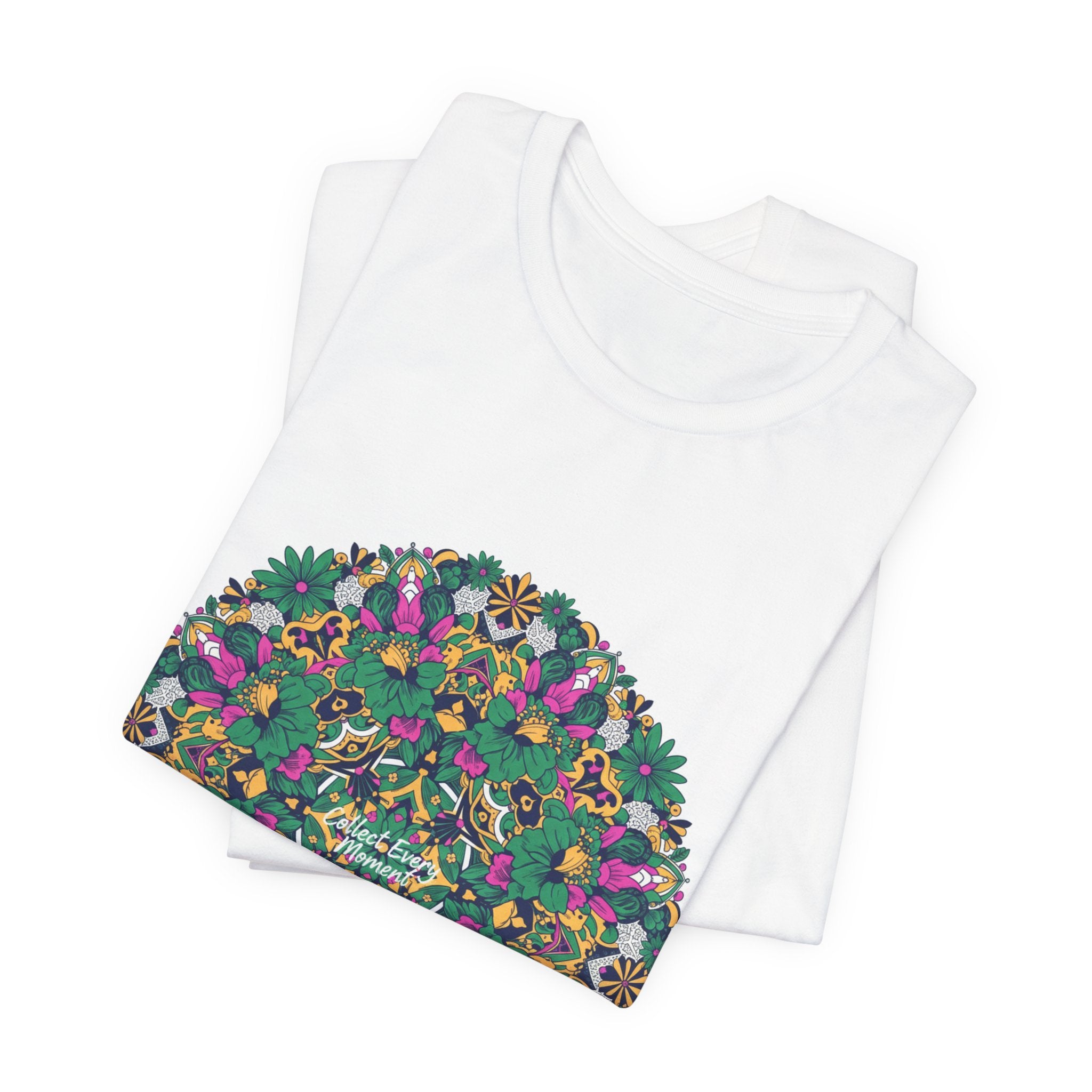 Psychedelic Botanical Mandala Tee | Festival Graphic T-Shirt