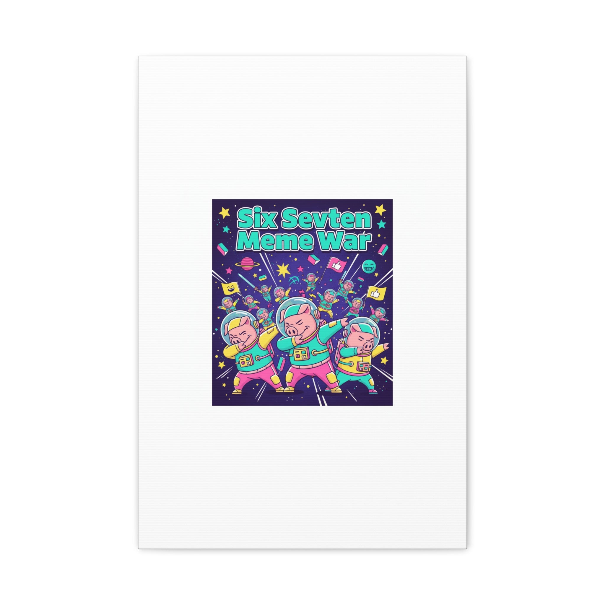 Six Sevven Meme War™ Canvas Tote | Nissspelled Edition