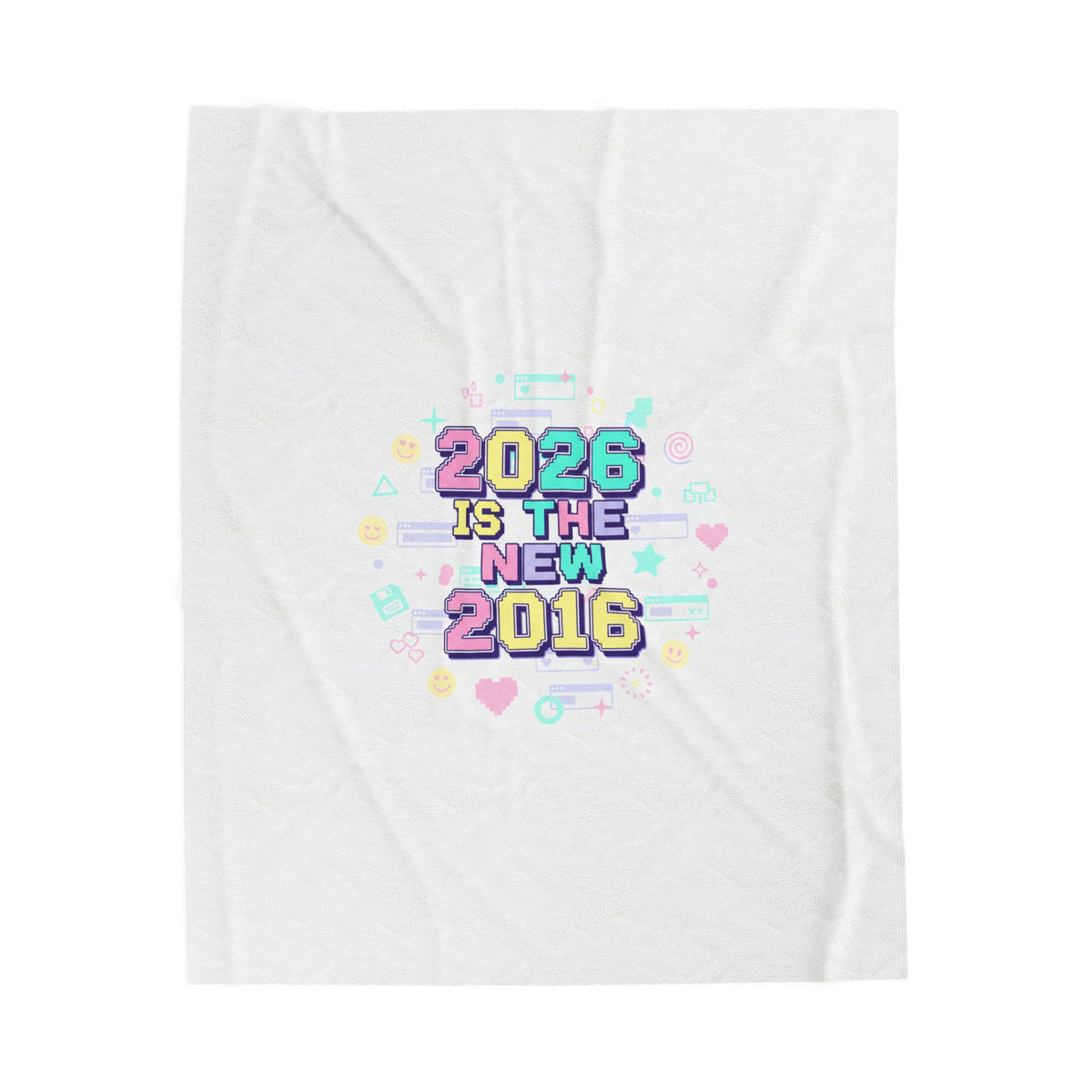 2026 Is The New 2016 Velveteen Plush Blanket | 2010s Nostalgia, retro internet aesthetic