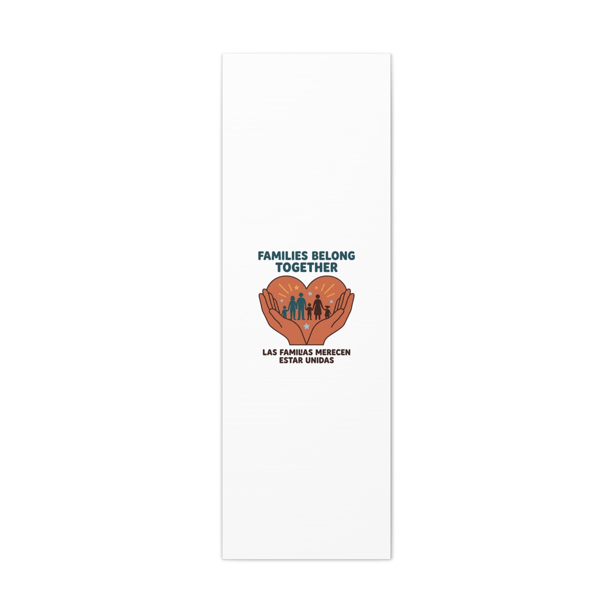 Families Belong Together Canvas | Family Unity, Bilingual Solidarity