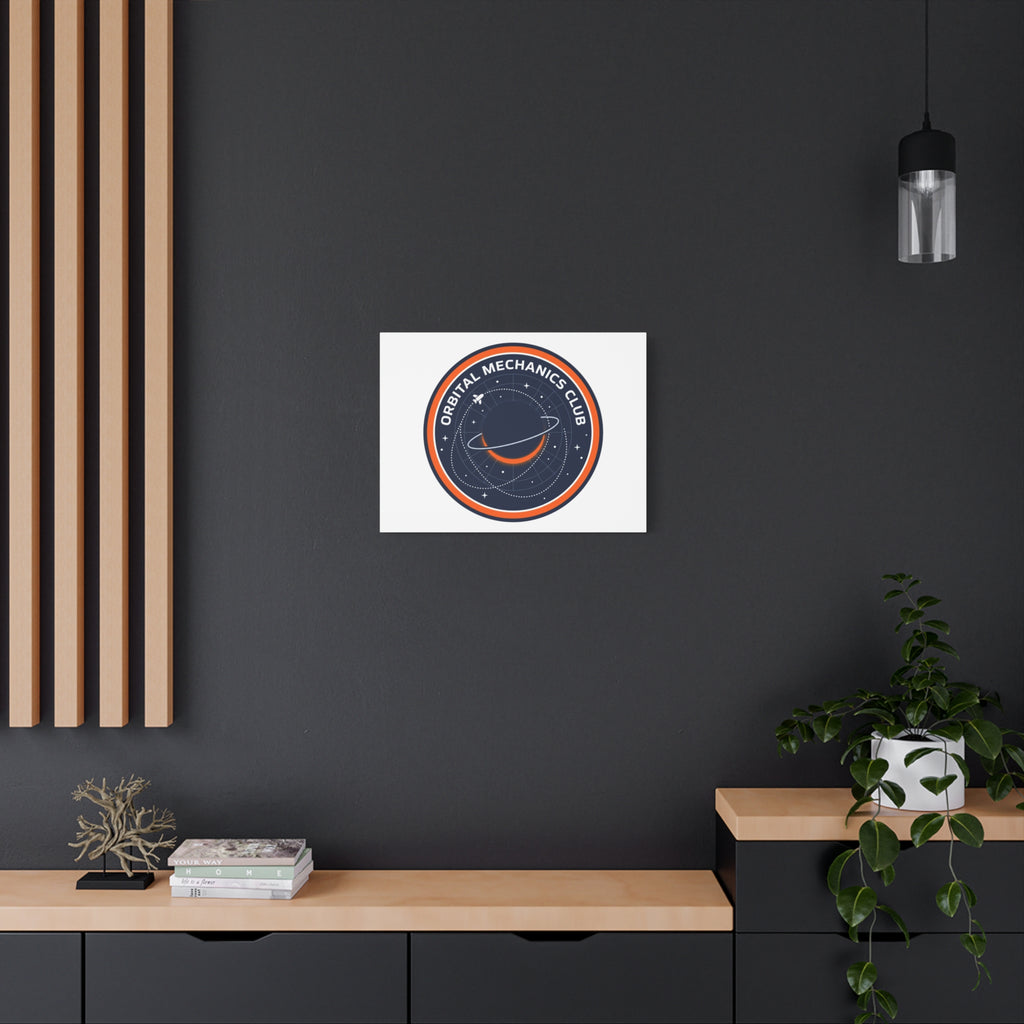 Orbital Mechanics Club Canvas | mission patch, space science
