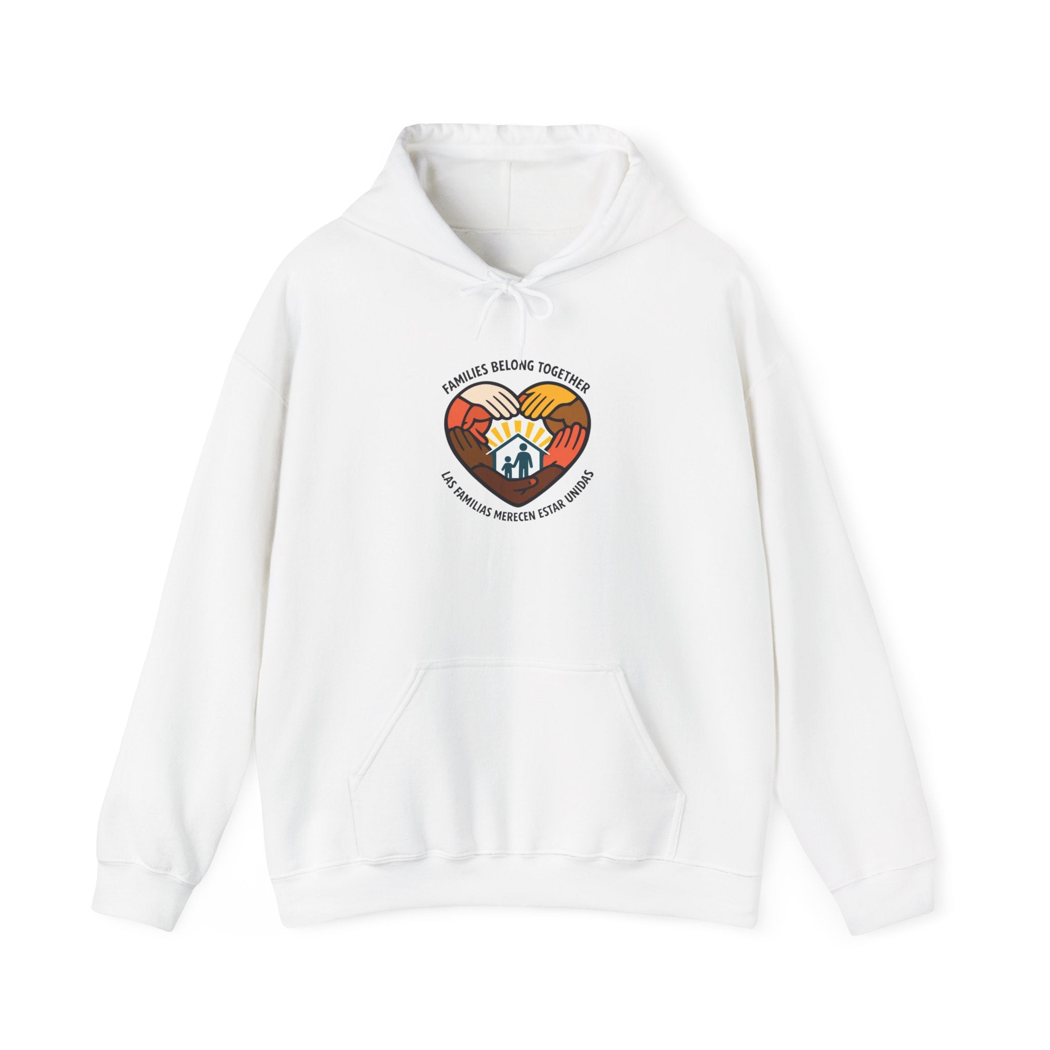Families Belong Together Hoodie | family unity, immigrant rights solidarity