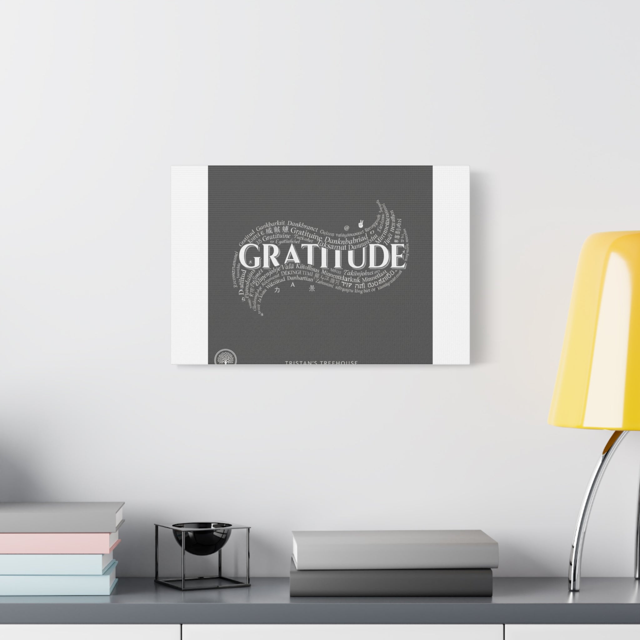 Gratitude Wall Art Matte Canvas | Tiny Treats, sweet uplifting print