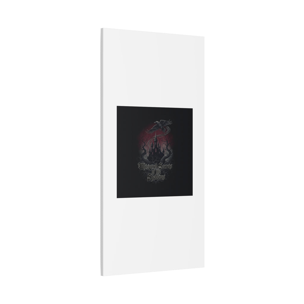Whispered Secrets of the Shadows Castle Wall Art, Matte Canvas | Gothic Medieval Decor