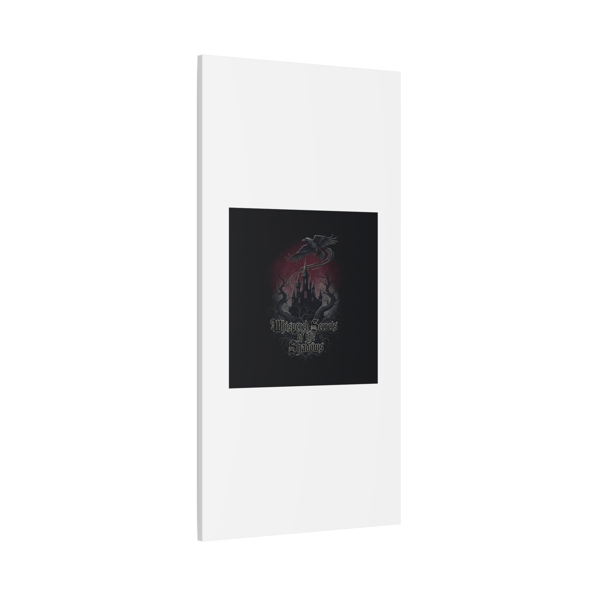 Whispered Secrets of the Shadows Castle Wall Art, Matte Canvas | Gothic Medieval Decor