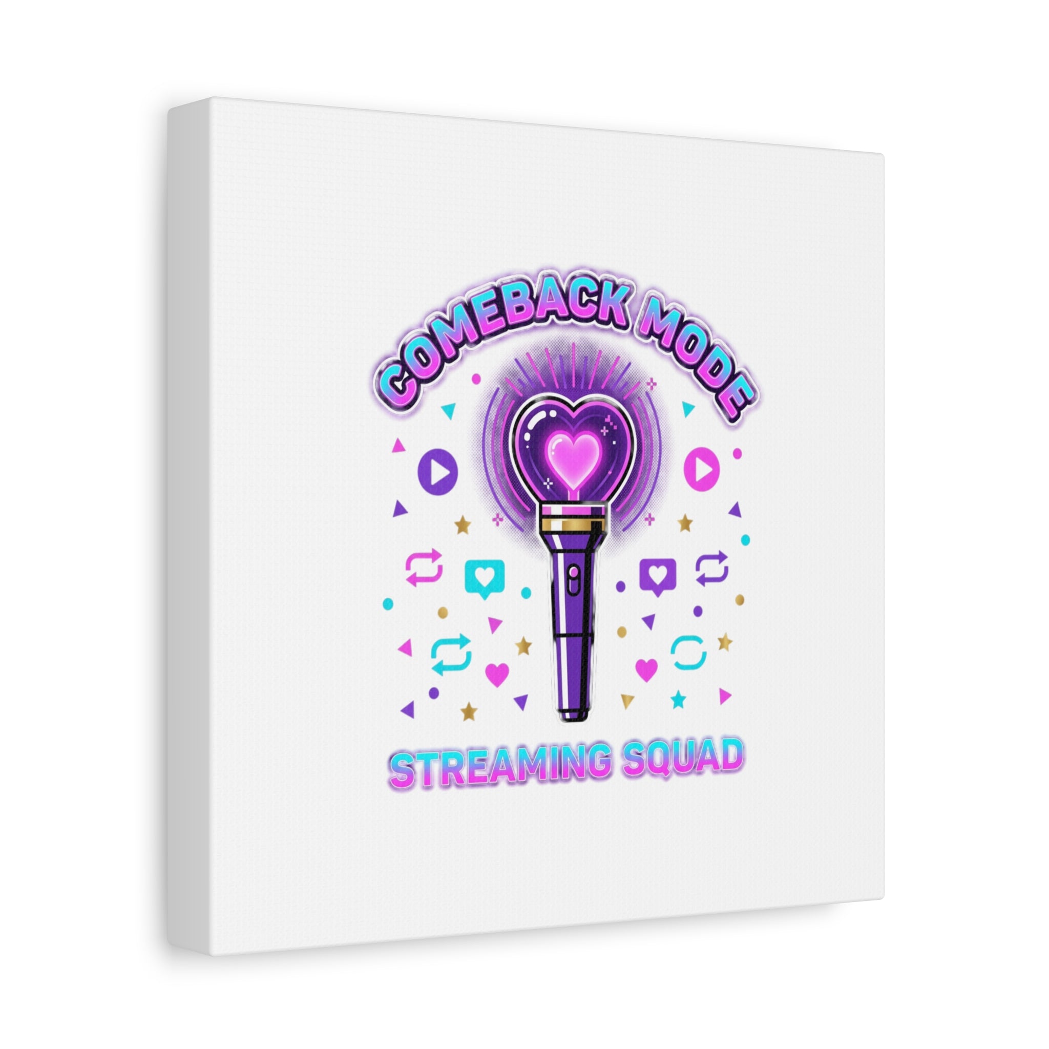 Comeback Mode Lightstick Canvas | K-pop Comeback, Streaming Squad