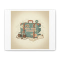 Pack Your Dreams Canvas | Retro Travel Postcard, Wanderlust Passport Stamp Art