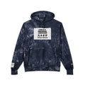 Tie-Dye Champion Hoodie — Embroidered "Love Is A Universal Language" Graphic