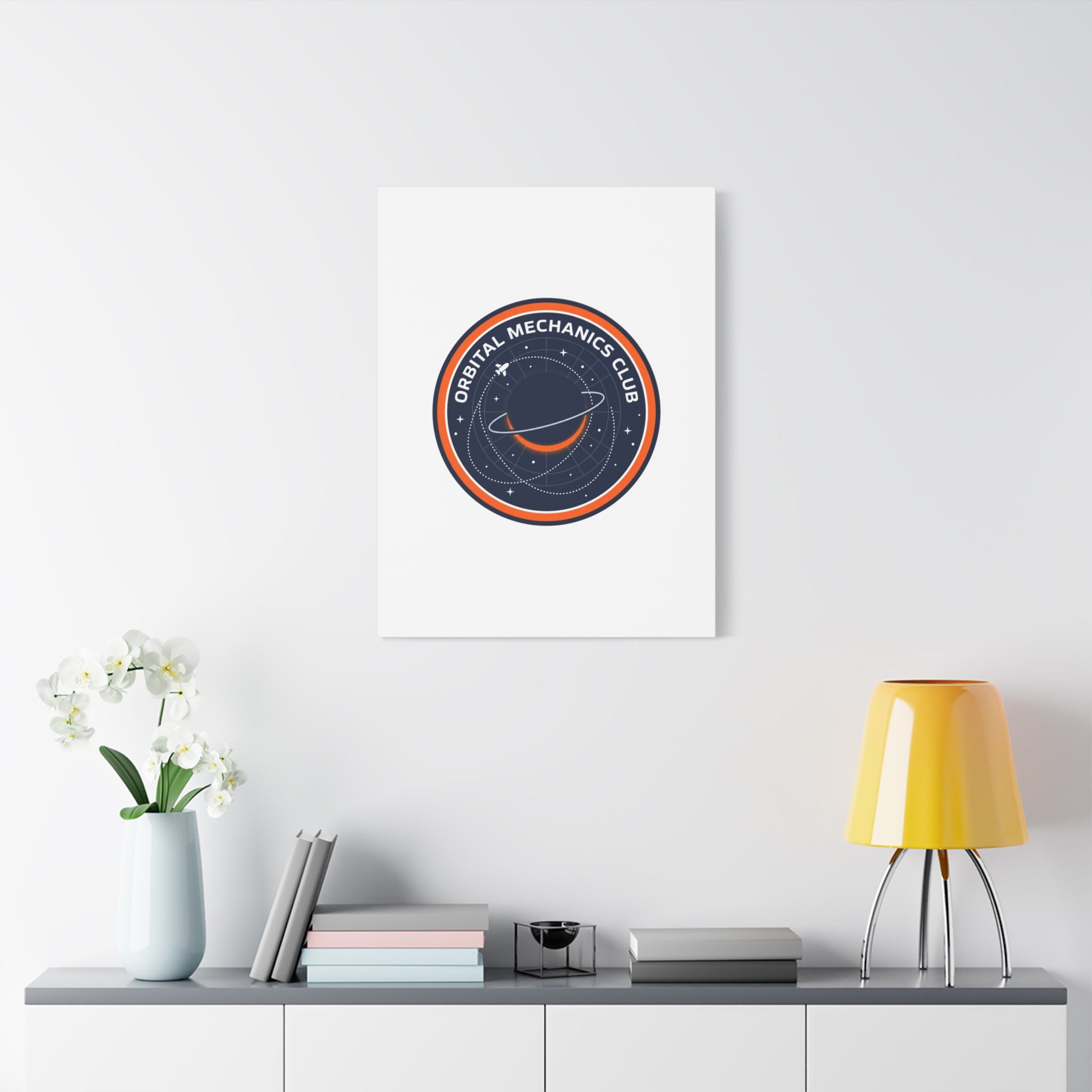 Orbital Mechanics Club Canvas | mission patch, space science