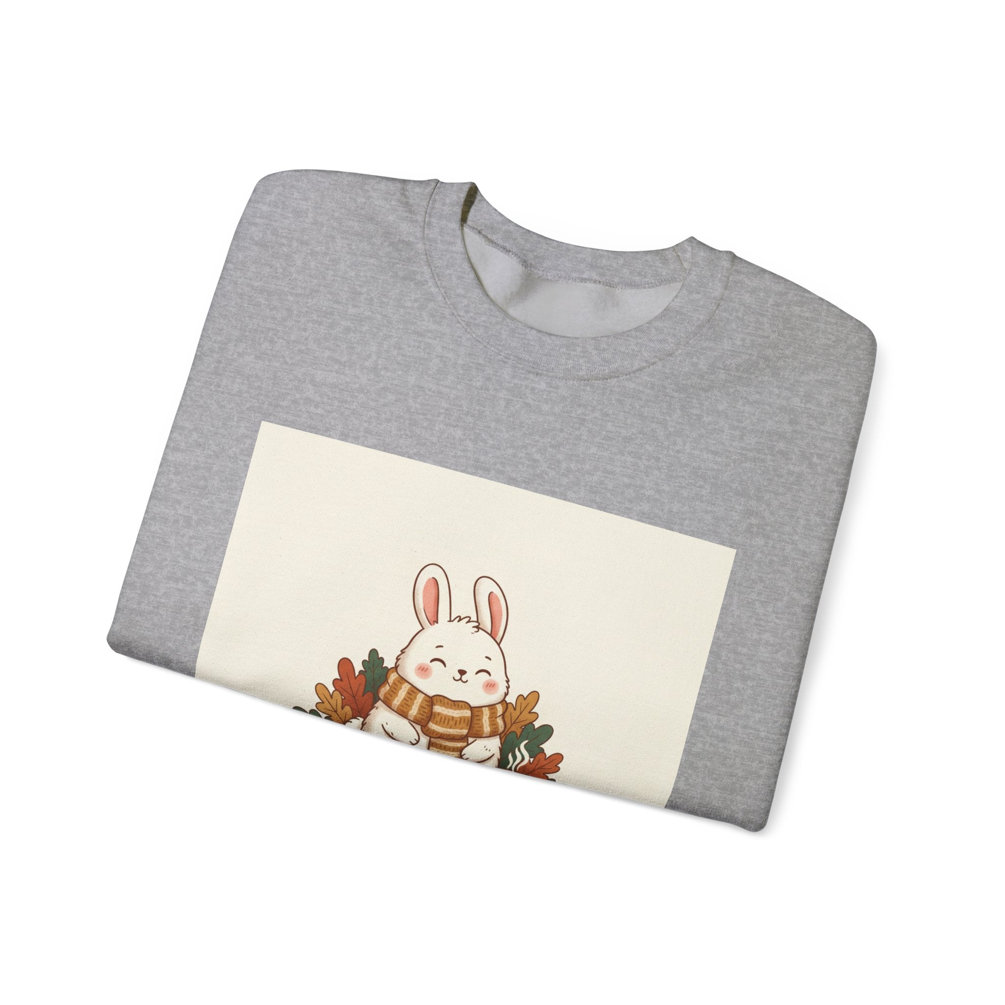 Stay Cozy Bunny sweatshirt | cute animal illustration, winter forest art