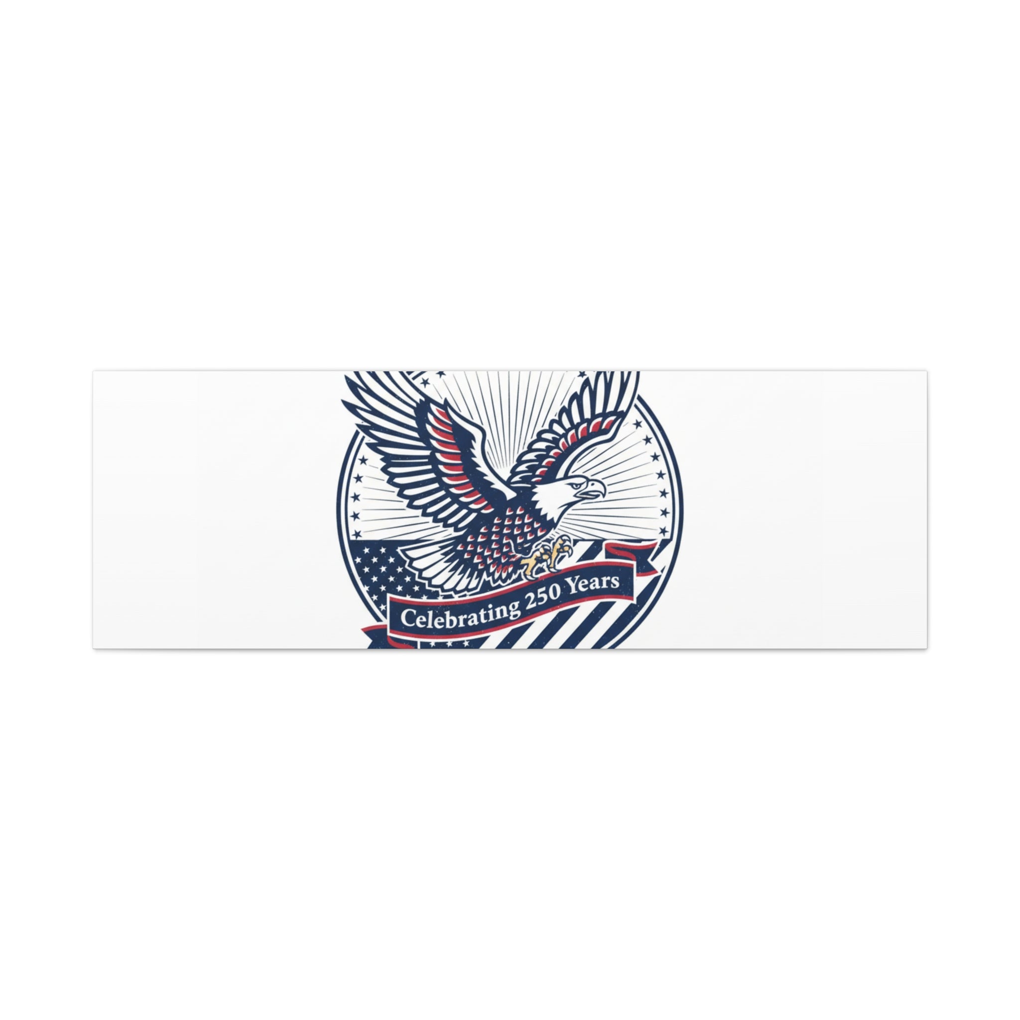 250th Anniversary Eagle Emblem Canvas | Semiquincentennial Americana