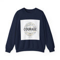 Courage wordcloud Sweatshirt | Fresh Start minimal renewal apparel