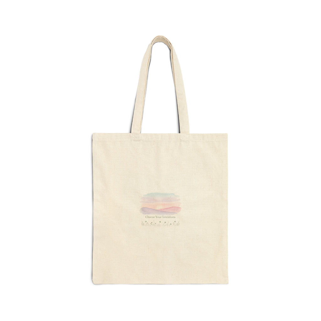 gentle intentions tote | pastel gradient mindfulness, soft wellness accessory