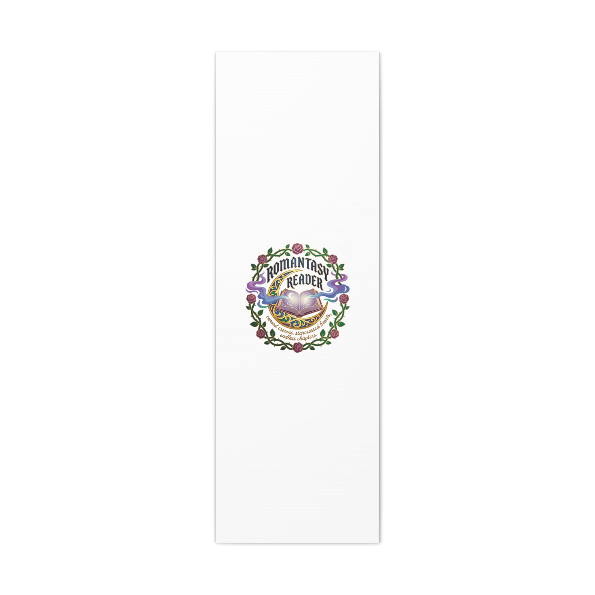 Romantasy Reader Canvas Print | enchanted bookish celestial gothic