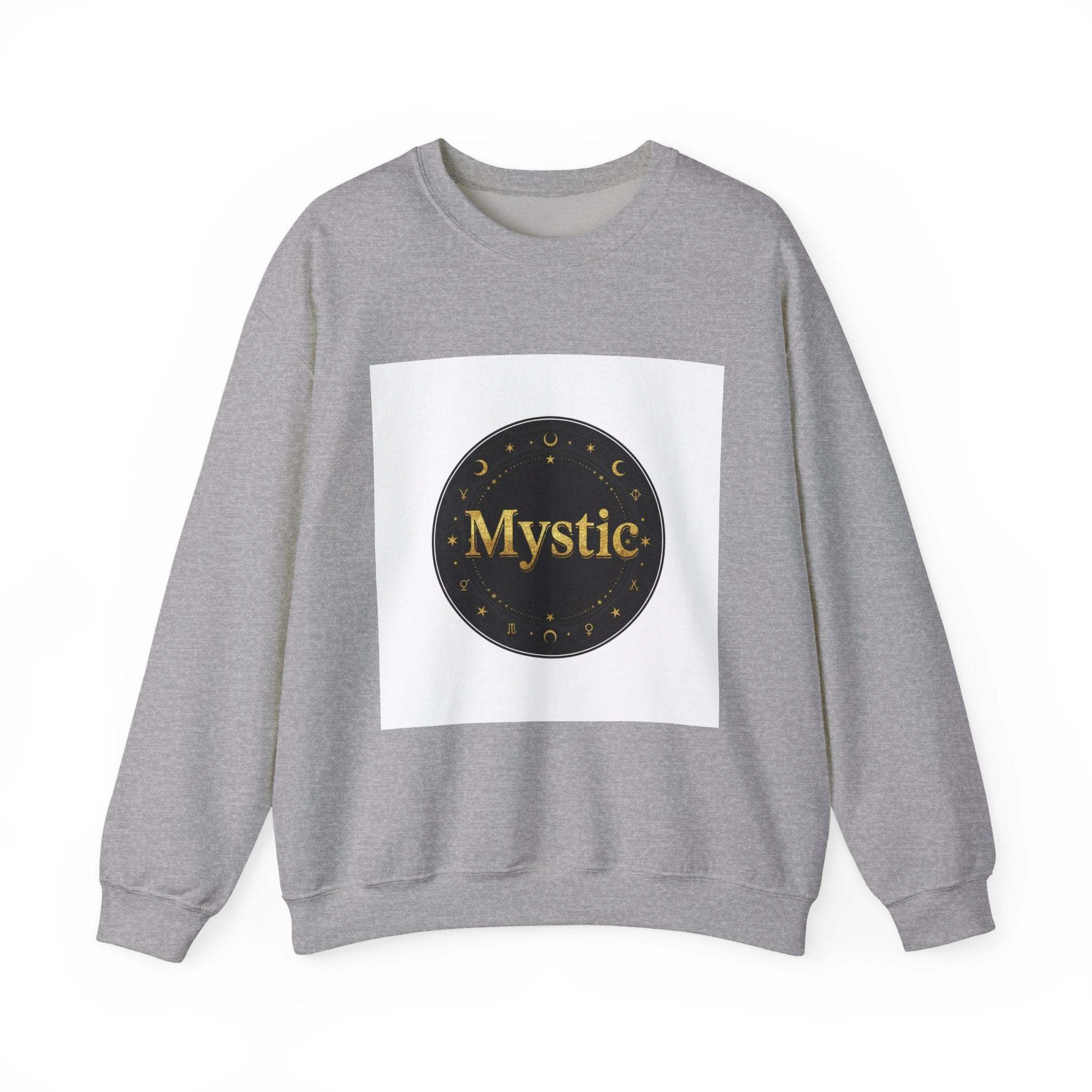 Mystic circle occult typography Sweatshirt | tarot typography, esoteric print