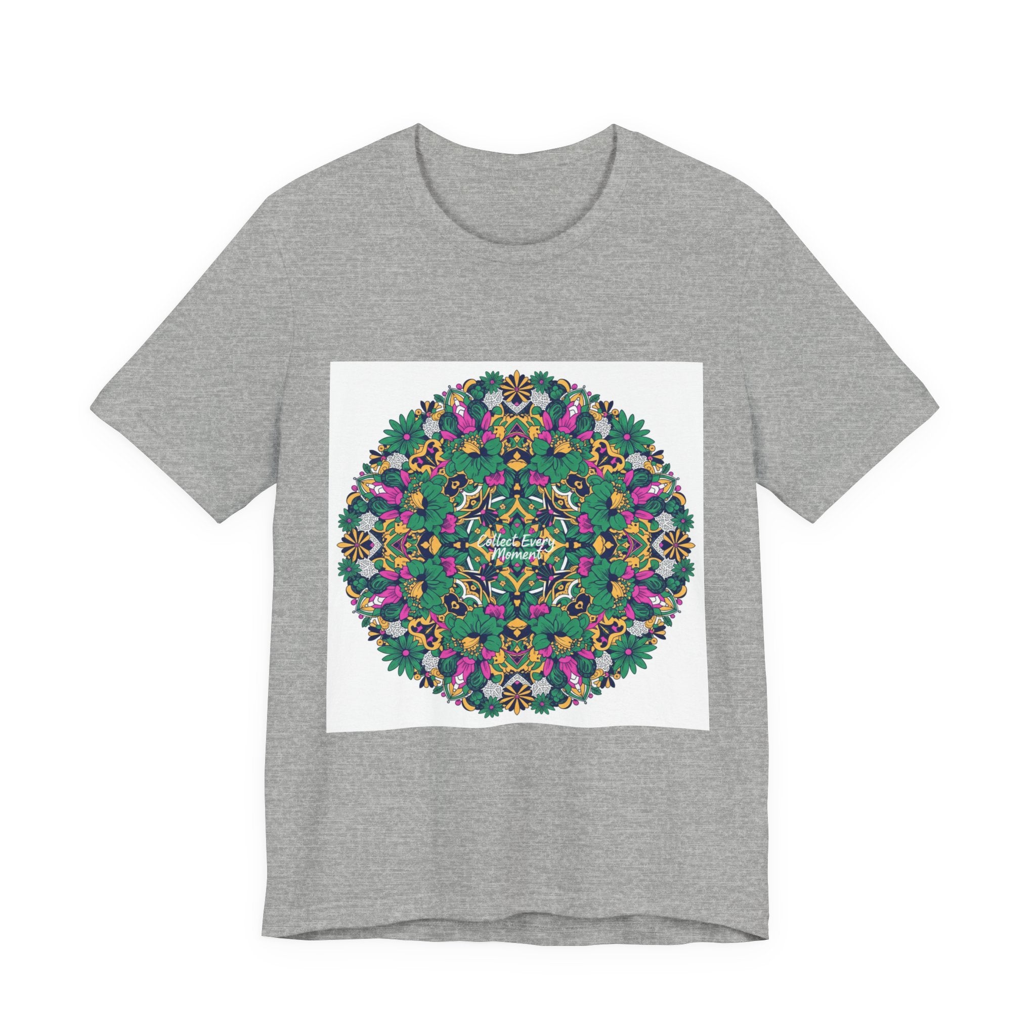 Psychedelic Botanical Mandala Tee | Festival Graphic T-Shirt