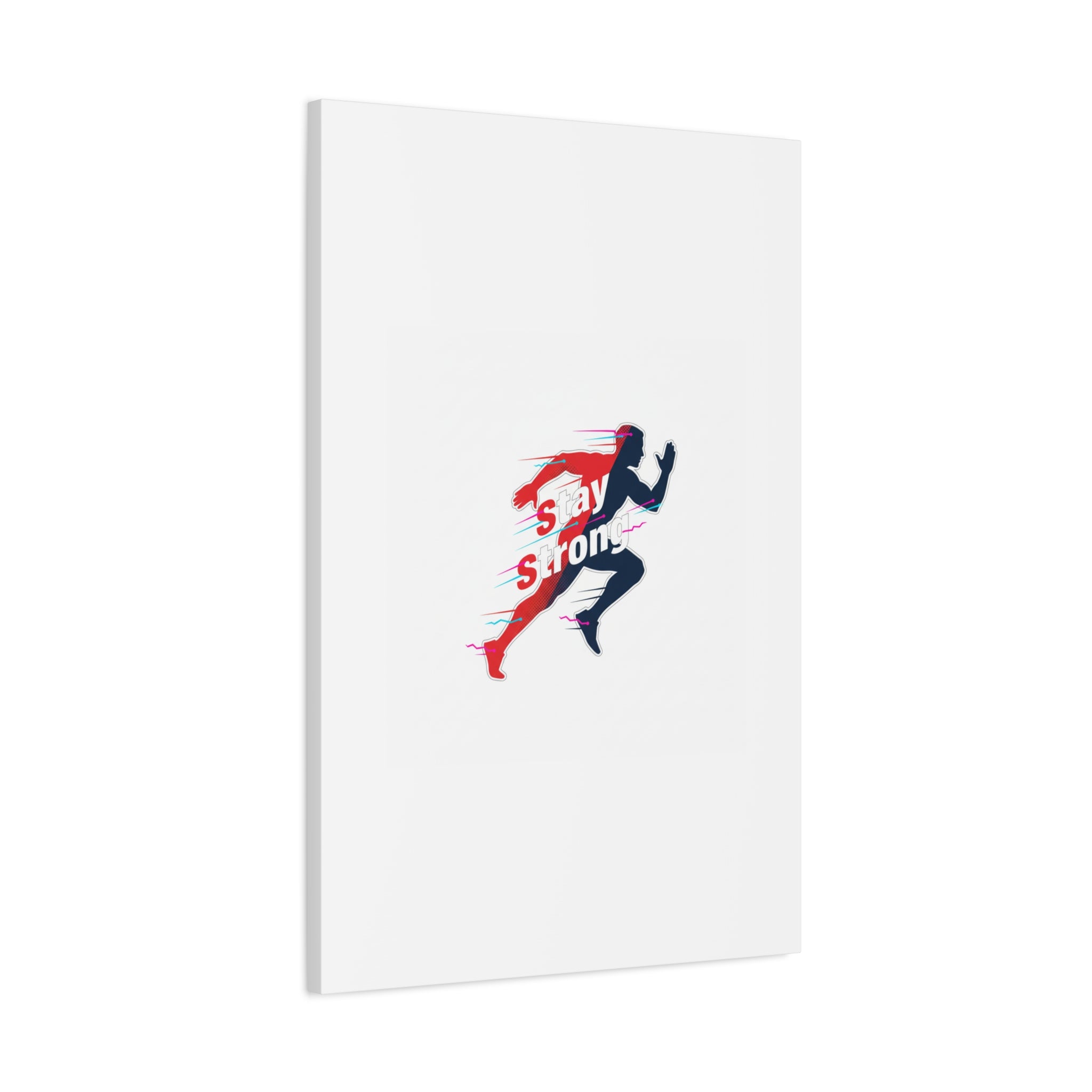 Stay Strong Runner Canvas | Fitness Motivation, Gym Wall Art
