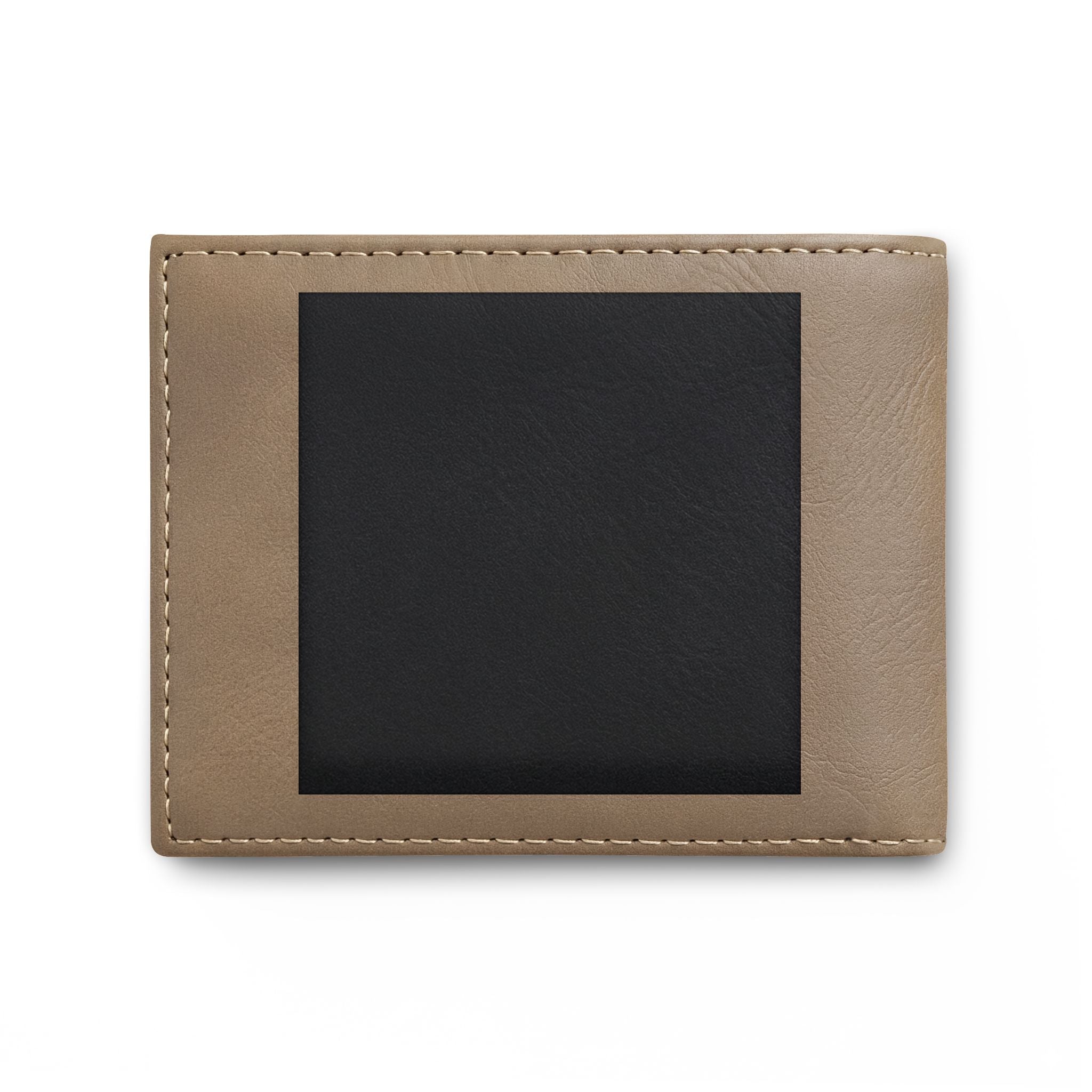 Bi-Fold Wallet — Slim Leather ID Wallet with Flip Window