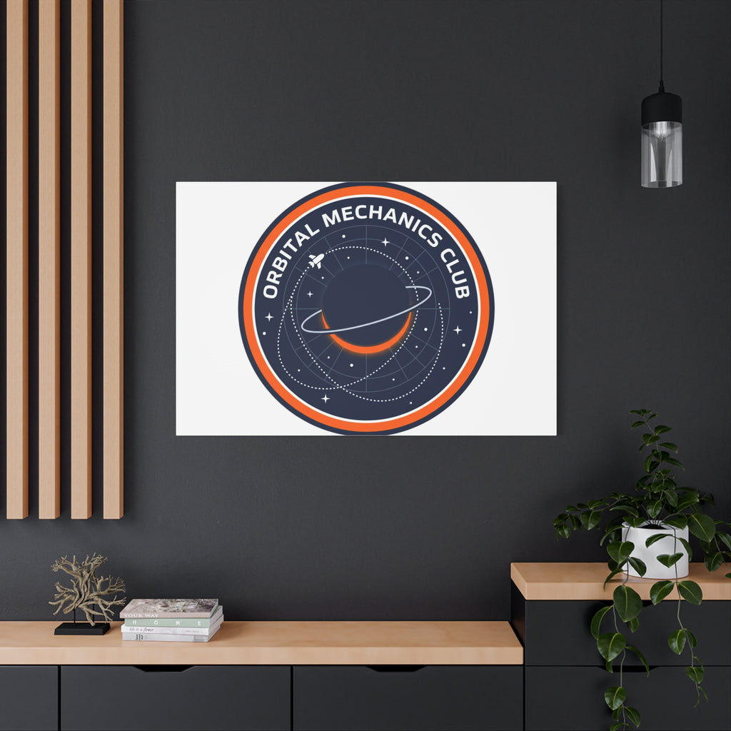 Orbital Mechanics Club Canvas | mission patch, space science