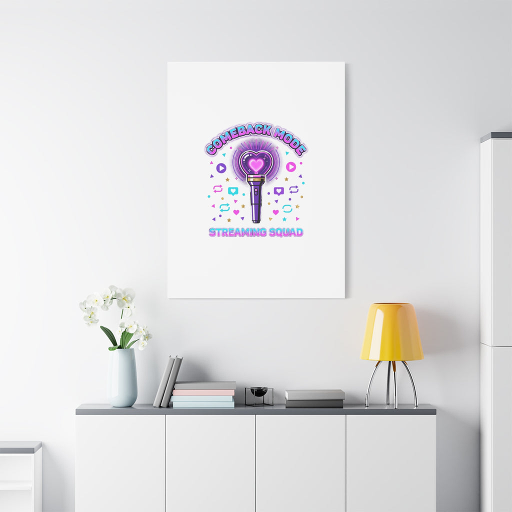 Comeback Mode Lightstick Canvas | K-pop Comeback, Streaming Squad