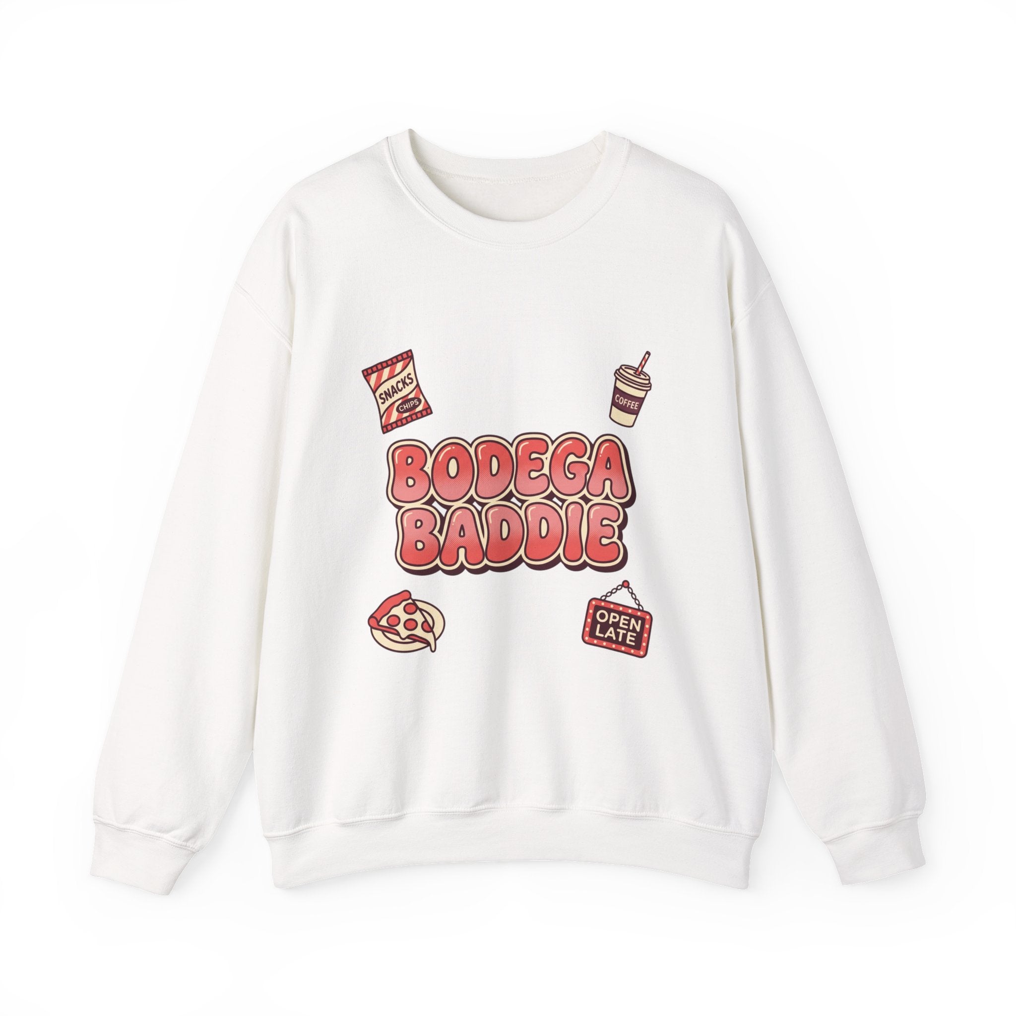 Bodega Baddie Crewneck Sweatshirt | NYC, Spanglish, Y2K Deli Sign
