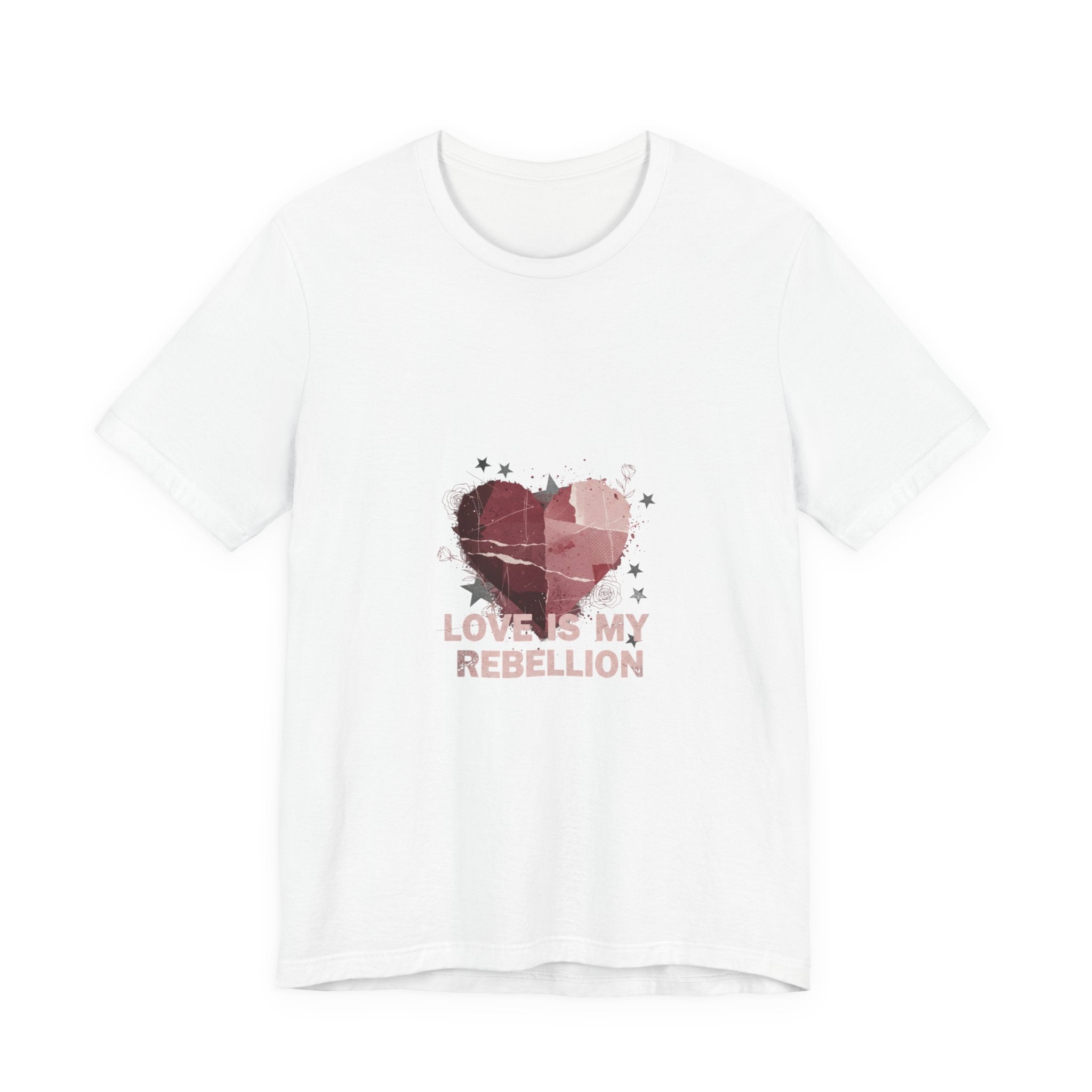 Love Is My Rebellion Tee | grunge heart shirt, distressed love tee